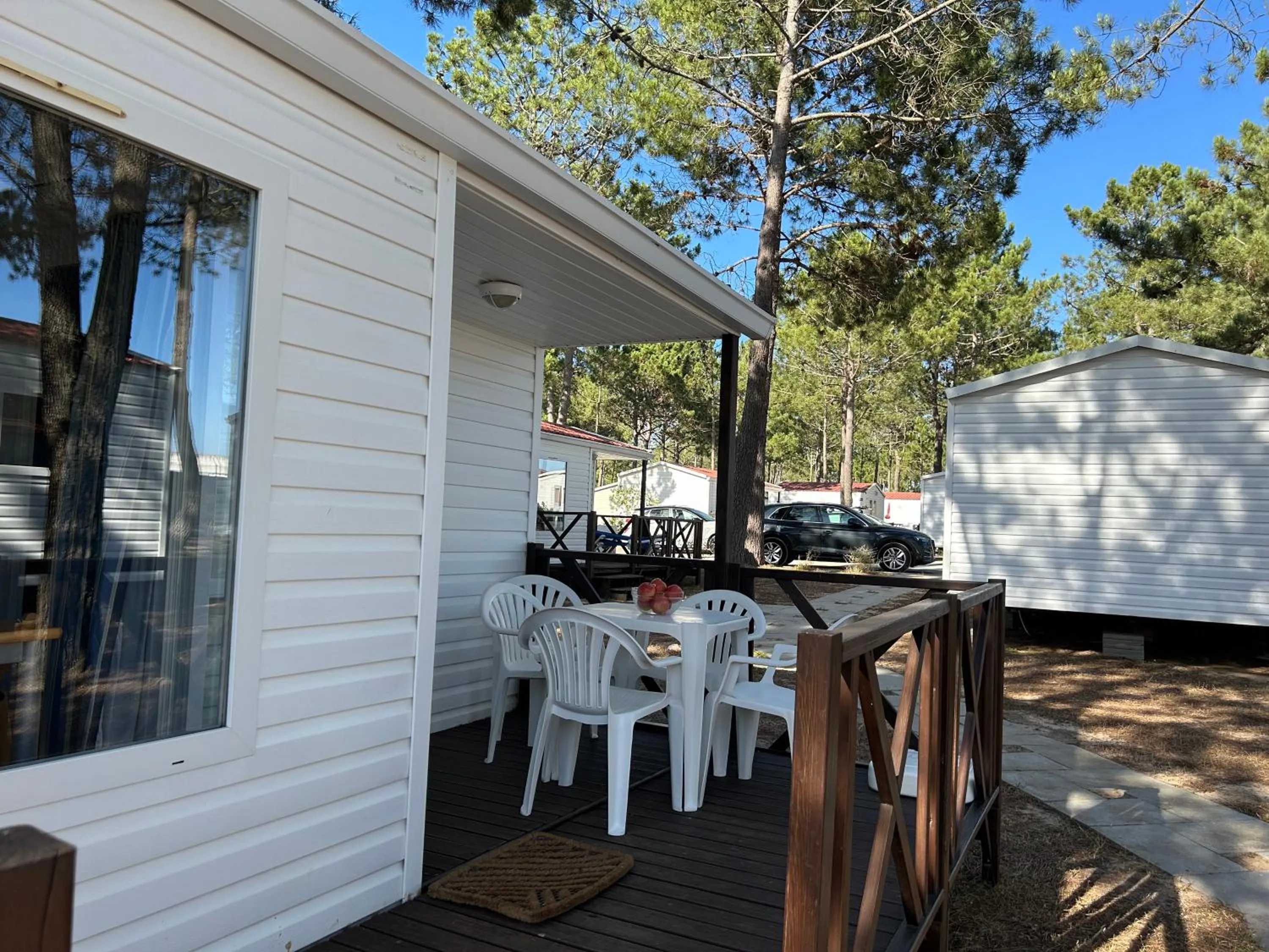 Balcony/Terrace in Parque de Campismo Orbitur Sitava Milfontes