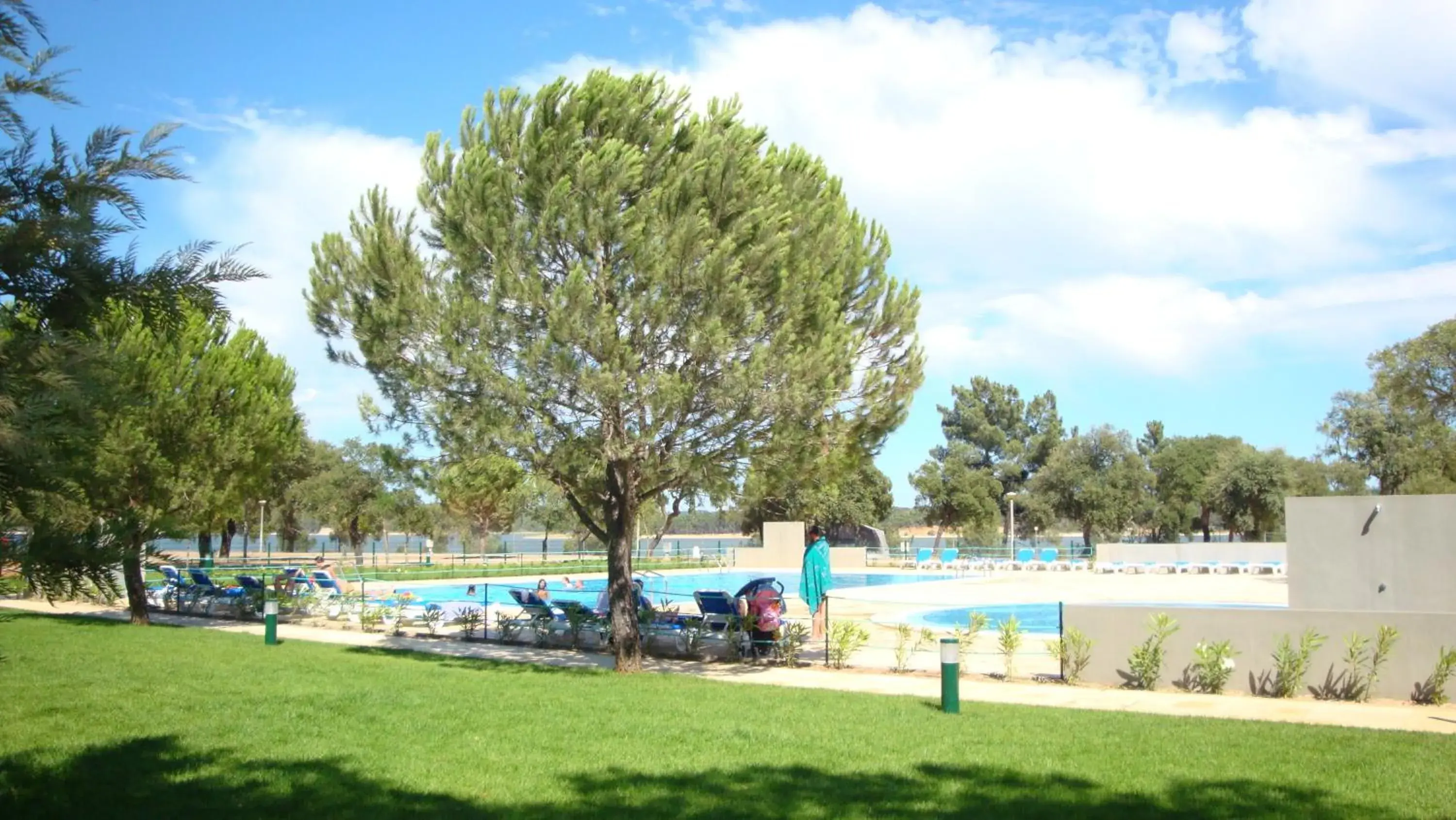 Swimming pool in Parque de Campismo Orbitur Montargil Swimming pool in Parque de Campismo Orbitur Montargil