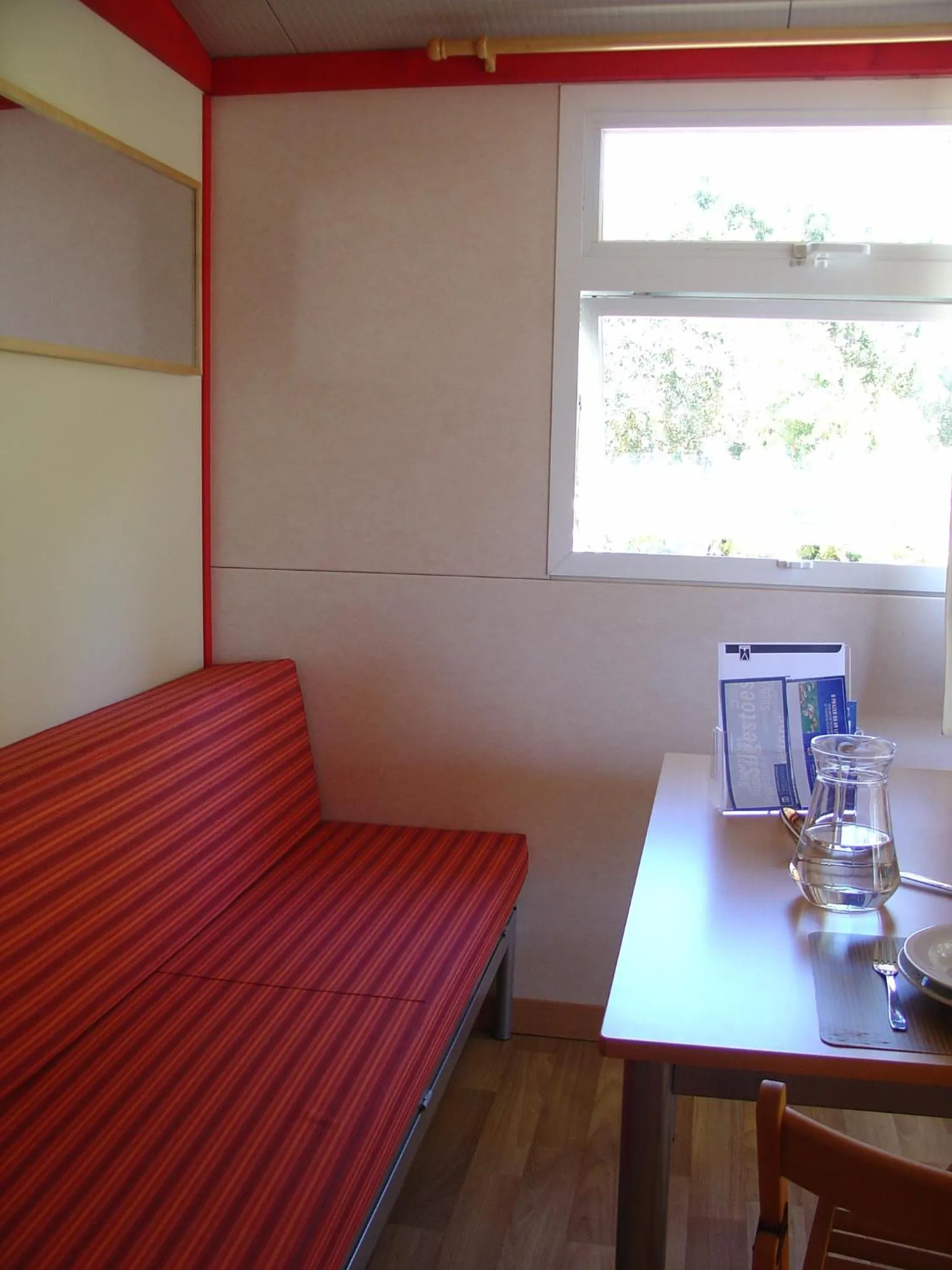 Living room in Parque de Campismo Orbitur Montargil