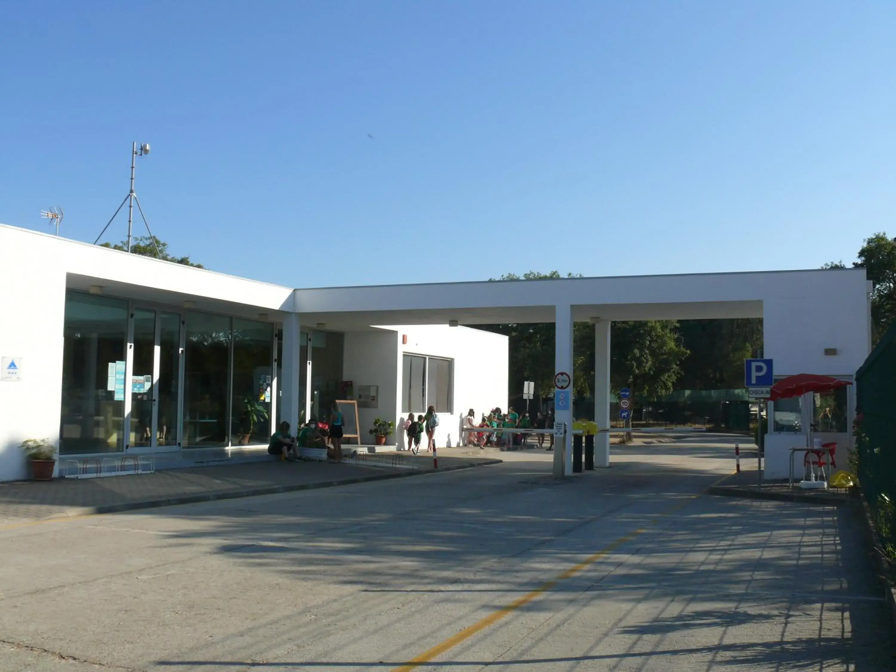 Facade/entrance in Parque de Campismo Orbitur Montargil Facade/entrance in Parque de Campismo Orbitur Montargil