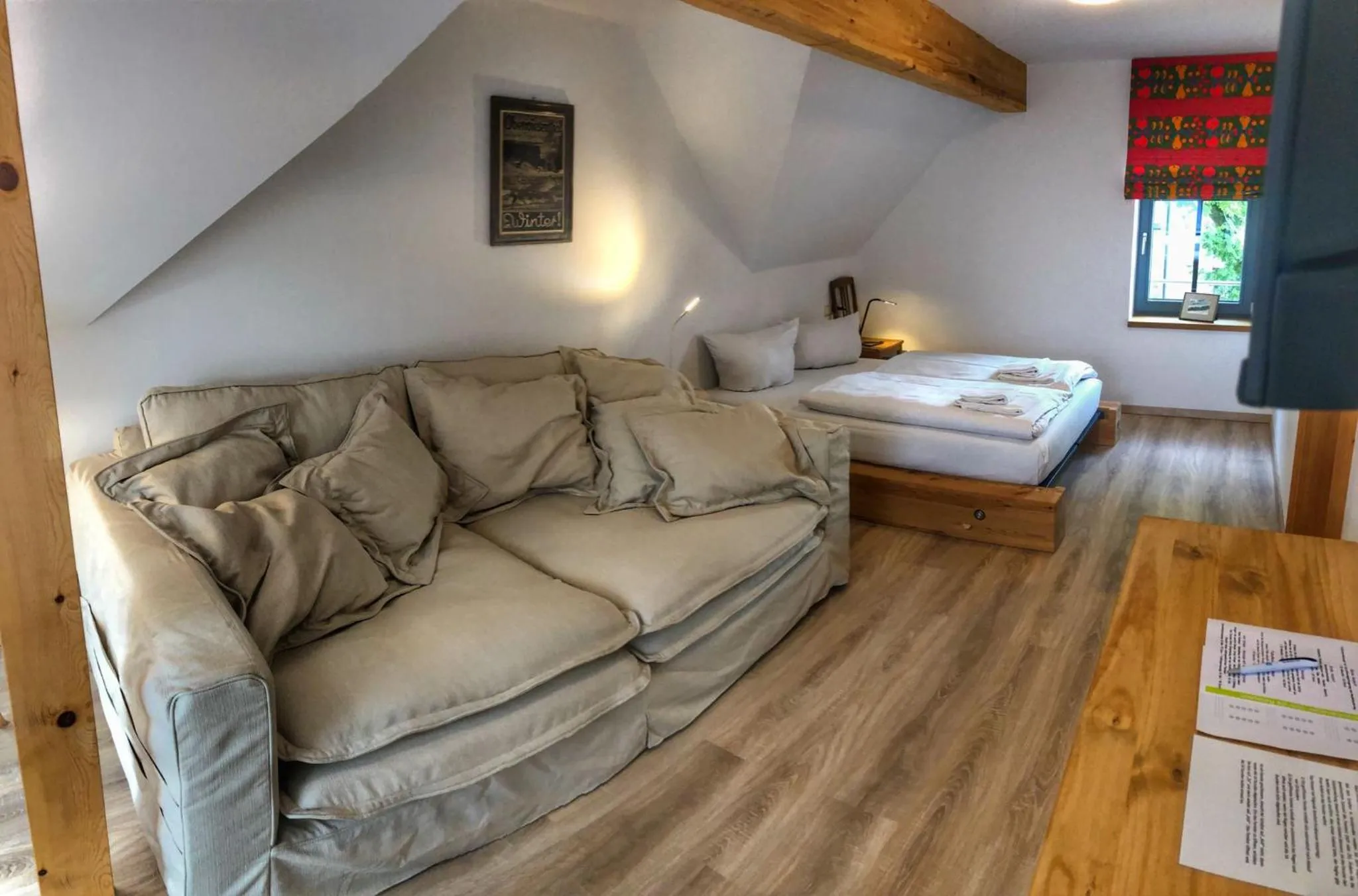 Photo of the whole room, Bed in Alpina Lodge Hotel Oberwiesenthal