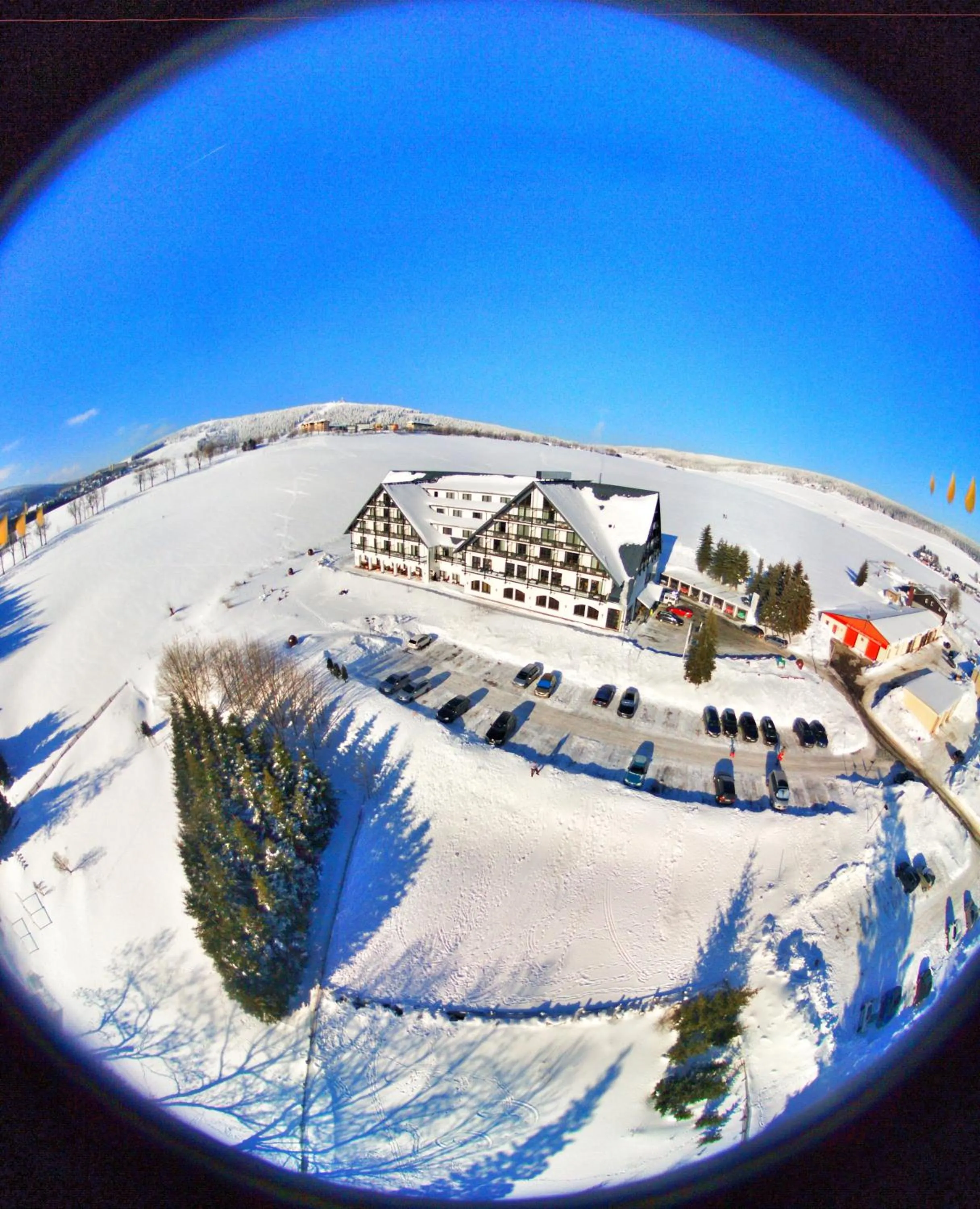 Bird's eye view in Alpina Lodge Hotel Oberwiesenthal