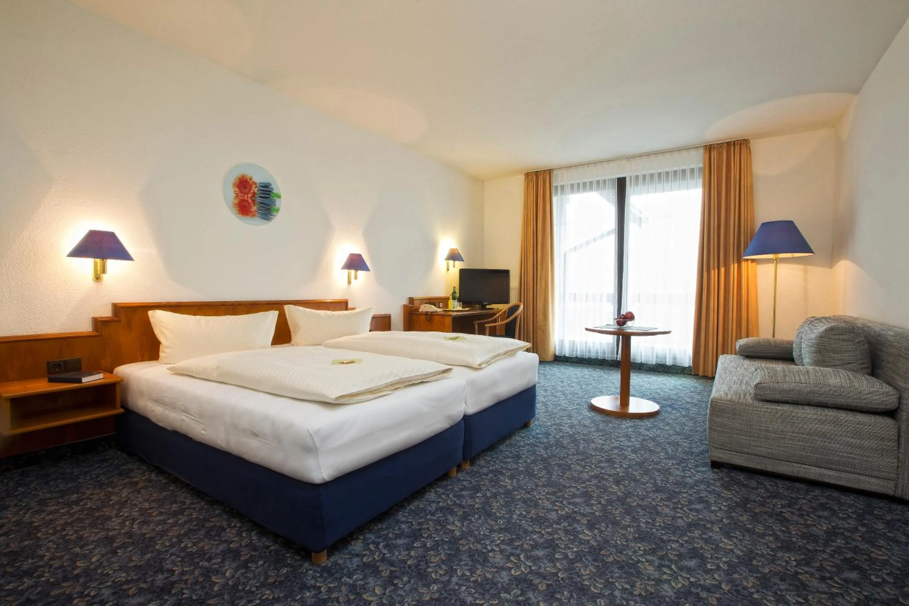 Decorative detail, Bed in Alpina Lodge Hotel Oberwiesenthal