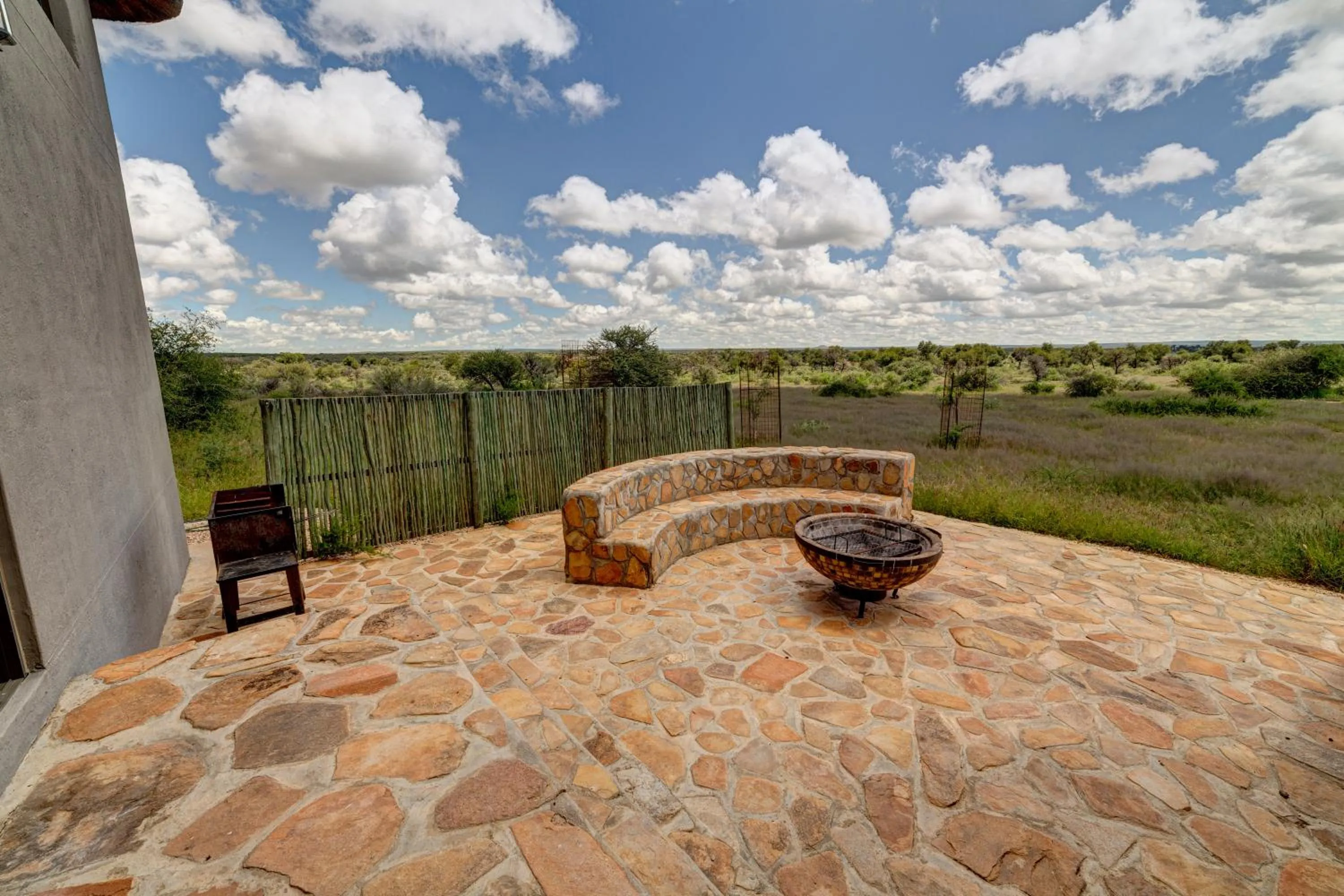 Patio in Naankuse Lodge