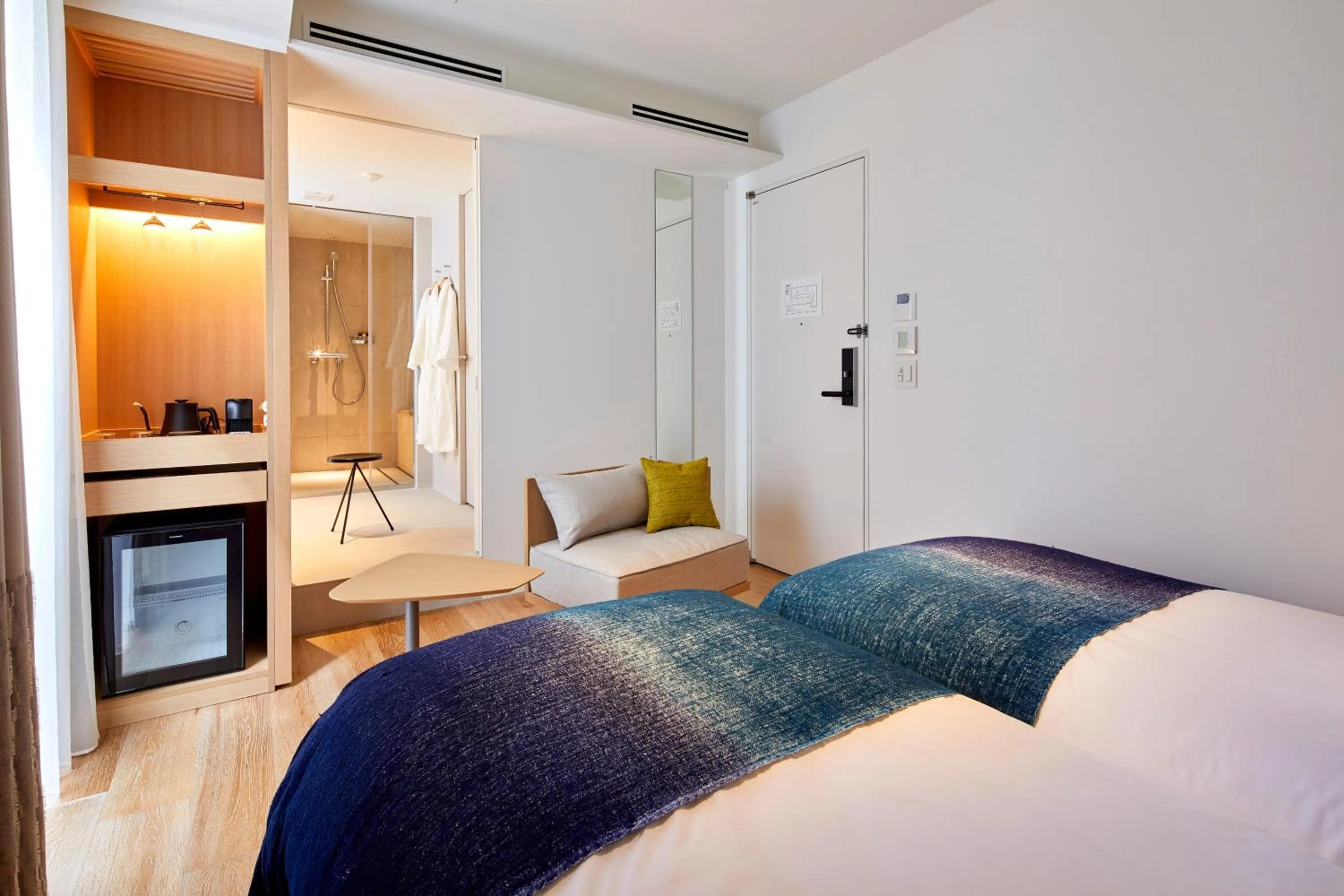 Bedroom, Bed in TSUKI Tokyo