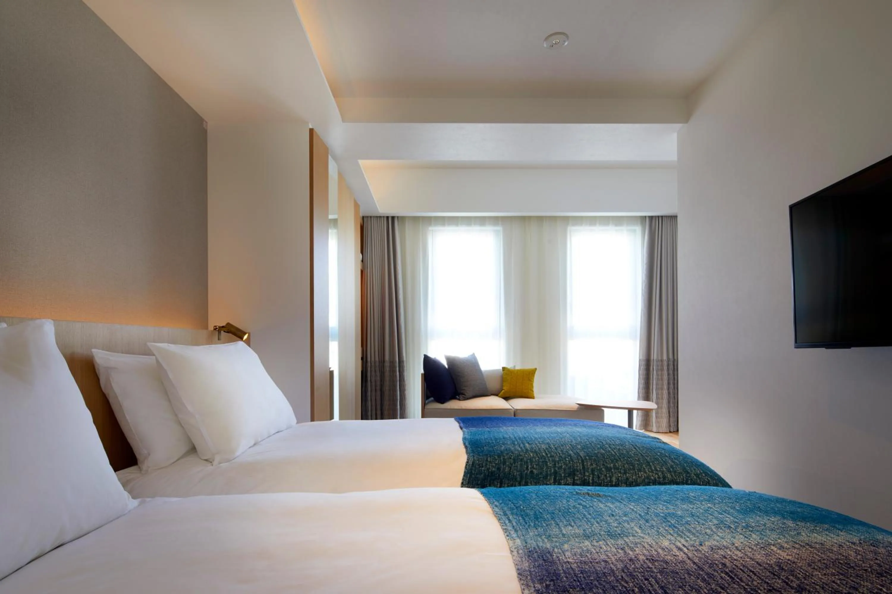 Bedroom, Bed in TSUKI Tokyo