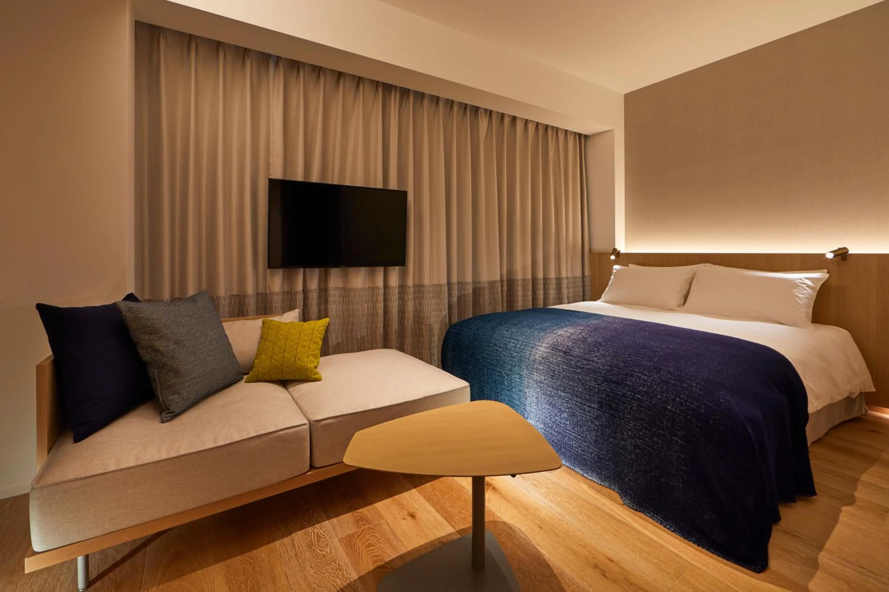 Bedroom, Bed in TSUKI Tokyo