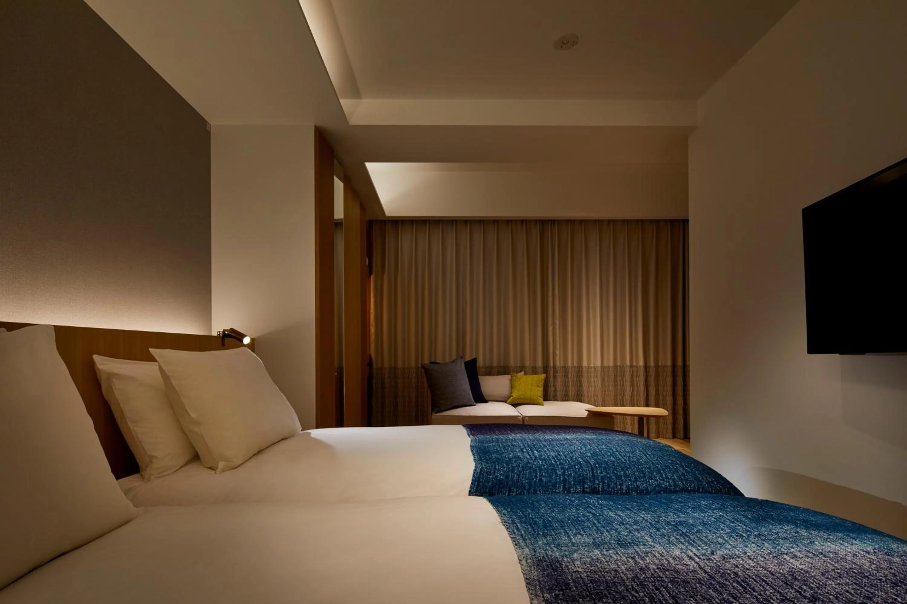 Bedroom, Bed in TSUKI Tokyo