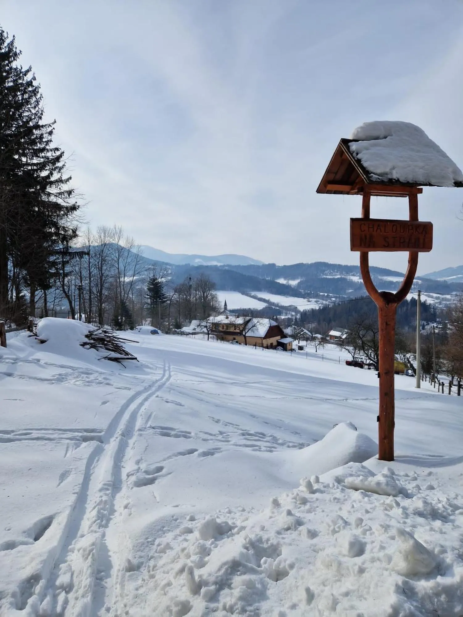 Winter in Chaloupka na stráni