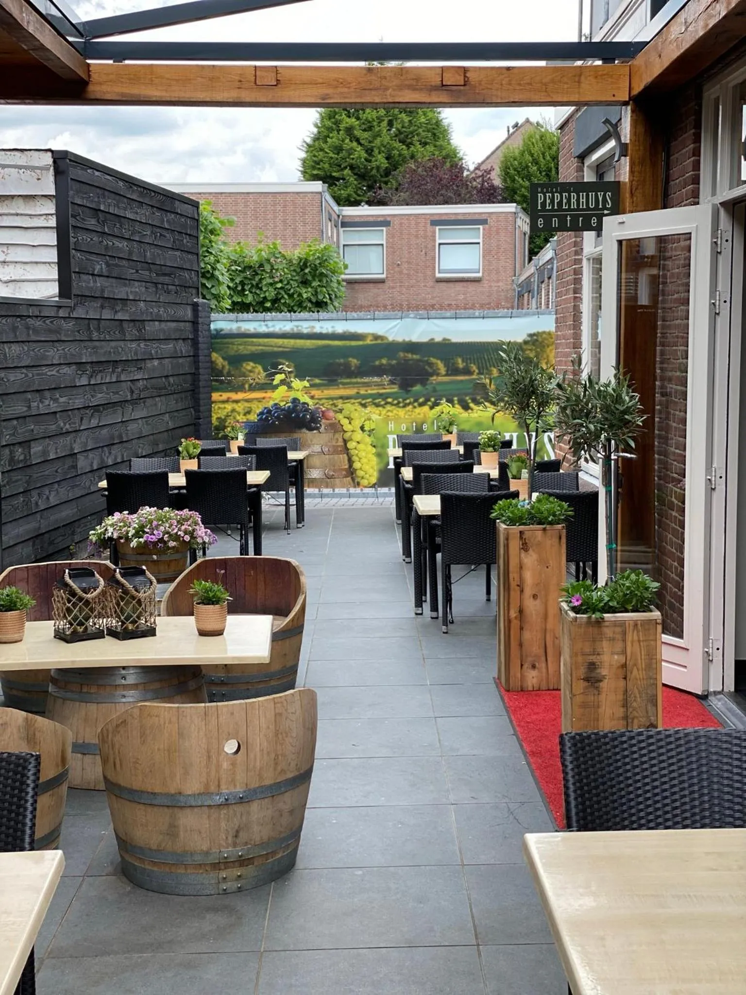 Patio in Hotel 't Peperhuys