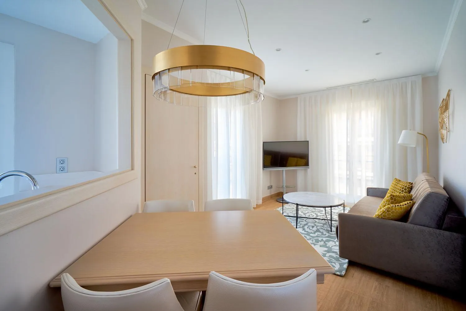 Living room in Tandem Soho Suites