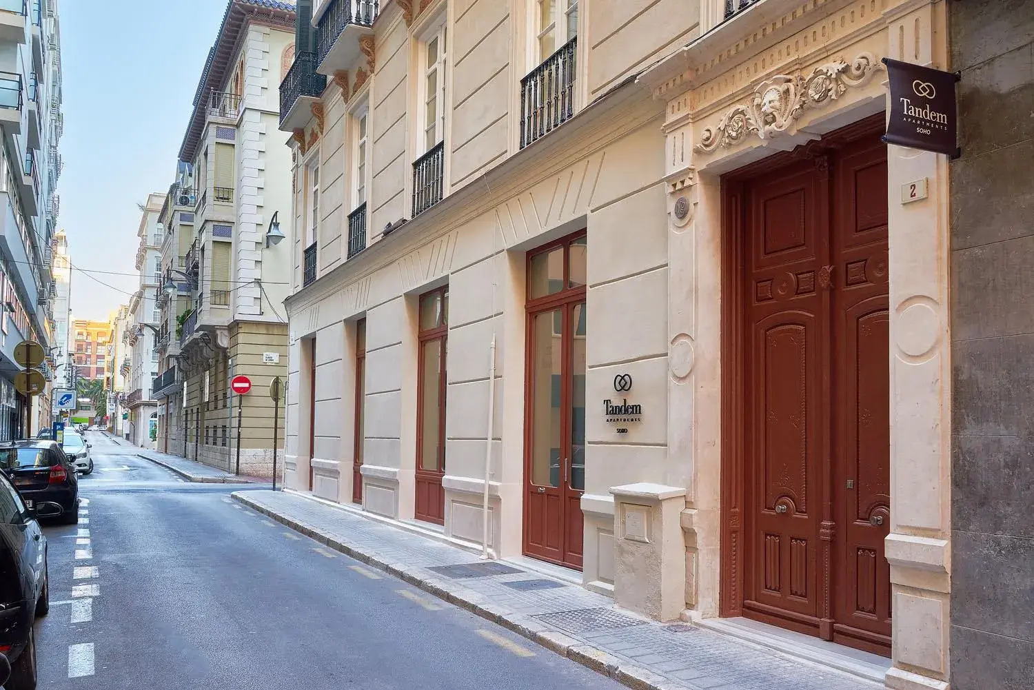 Property building in Tandem Soho Suites Property building in Tandem Soho Suites