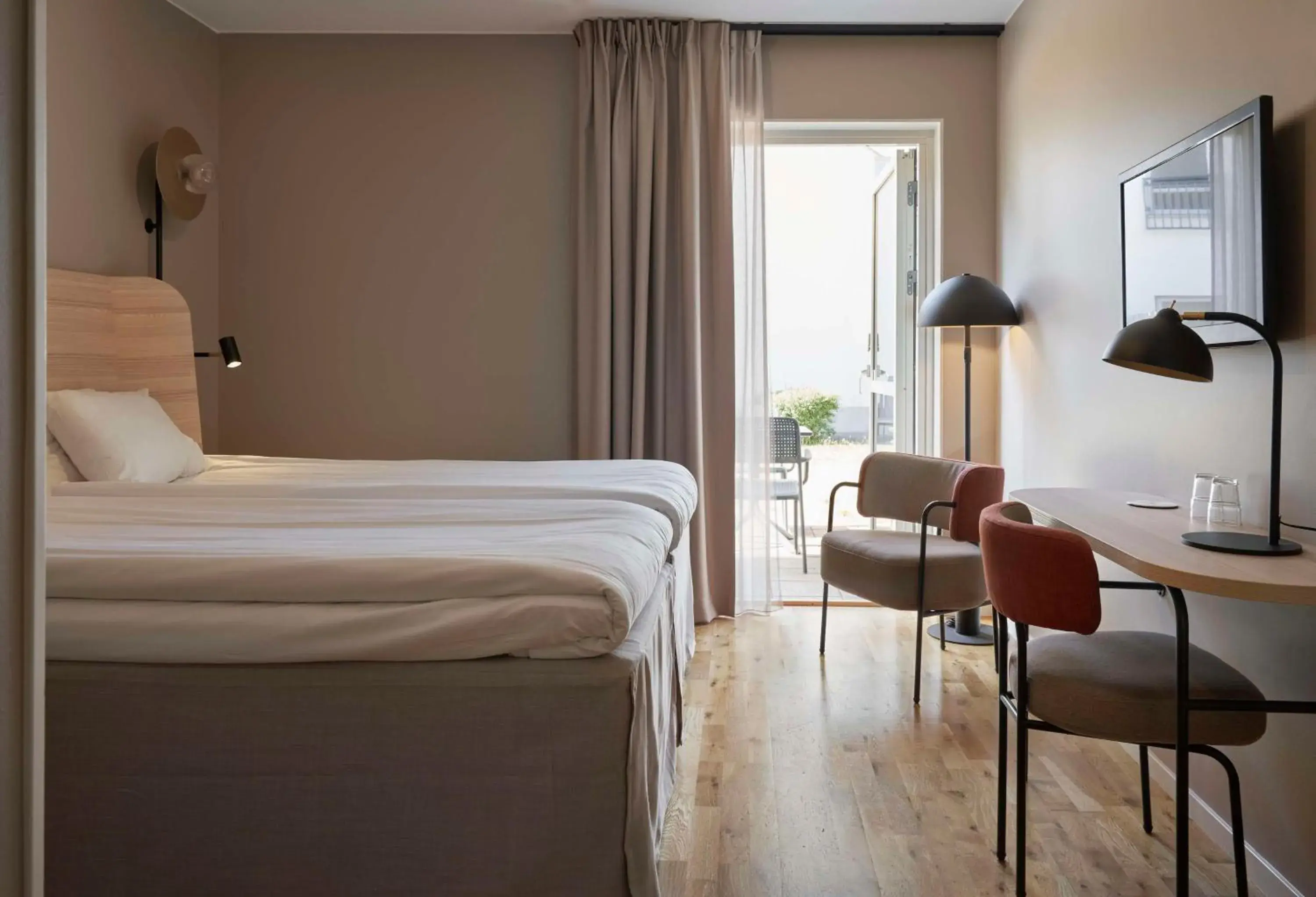 Bedroom, Bed in Scandic Visby Bedroom, Bed in Scandic Visby