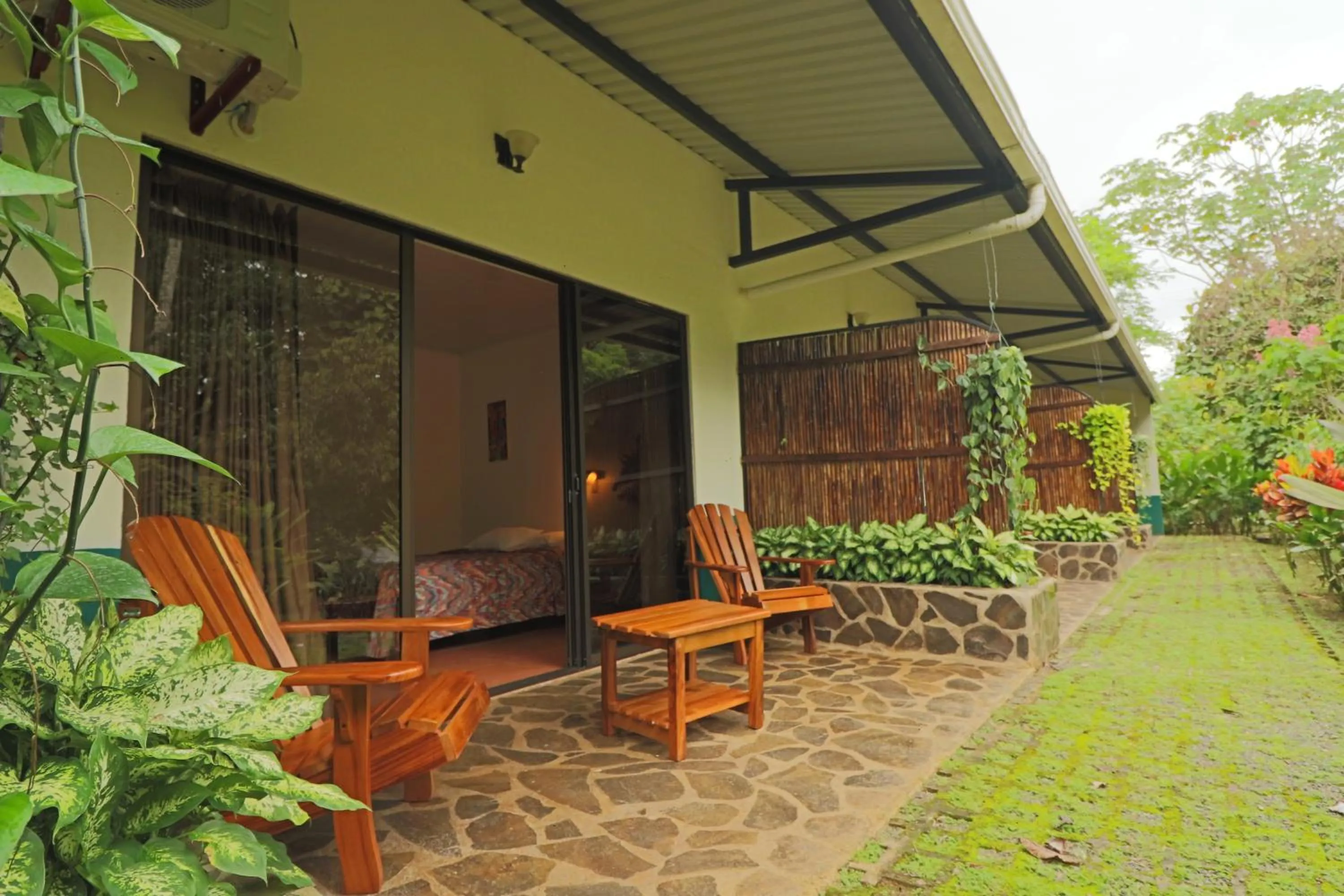 Patio in Tirimbina Rainforest Lodge