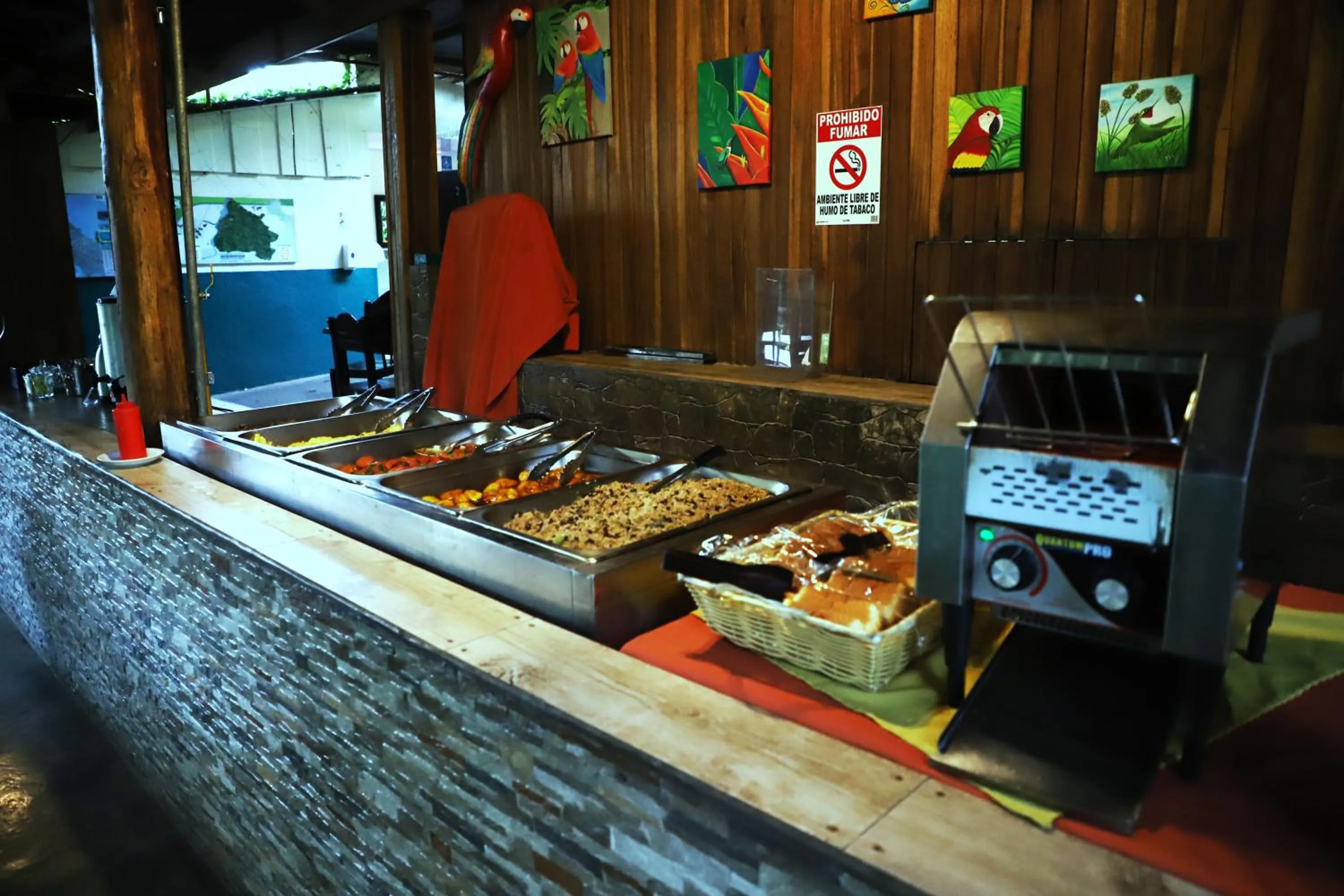 Breakfast in Tirimbina Rainforest Lodge