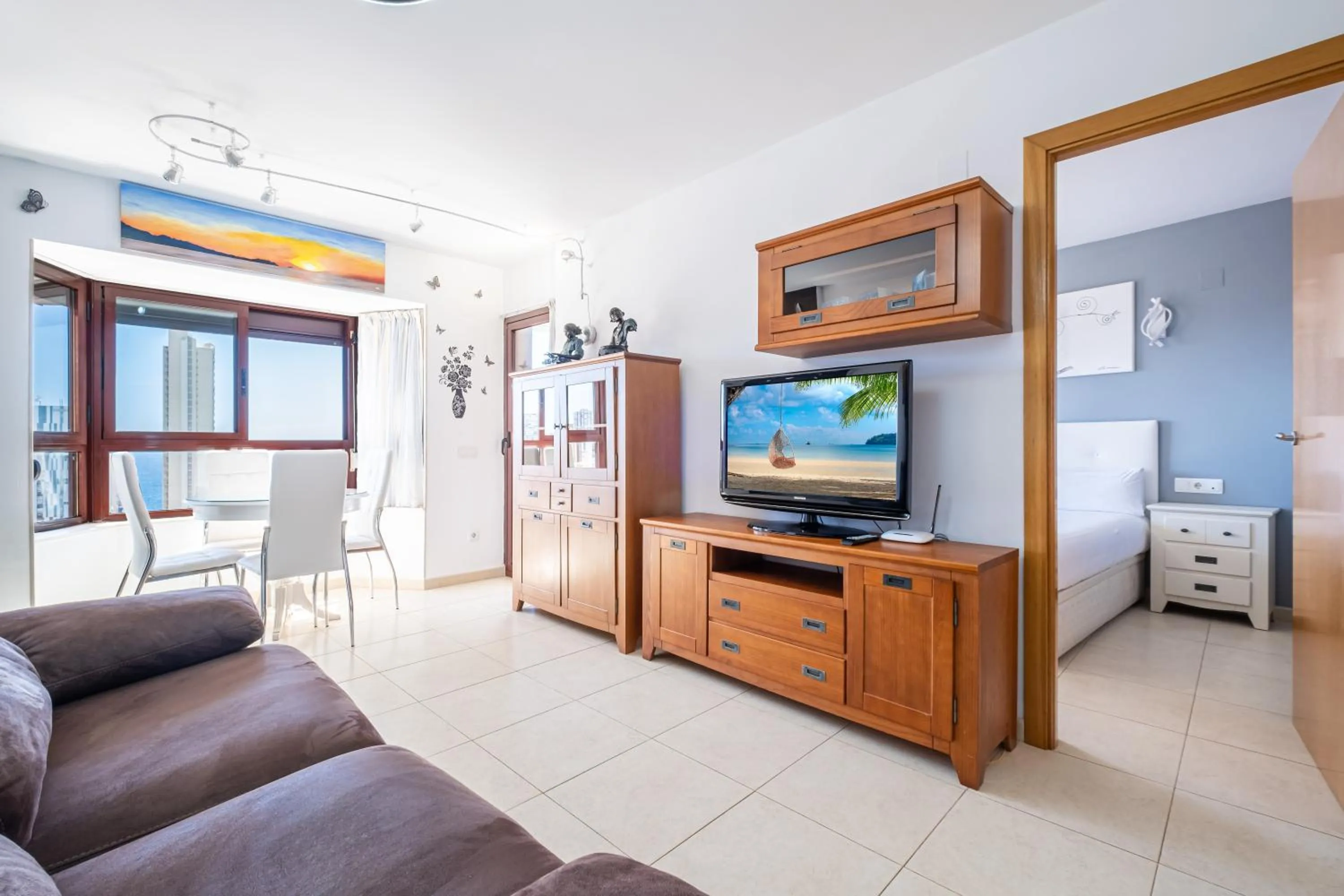 TV and multimedia in Torre Mar 20-F Apartment Levante Beach