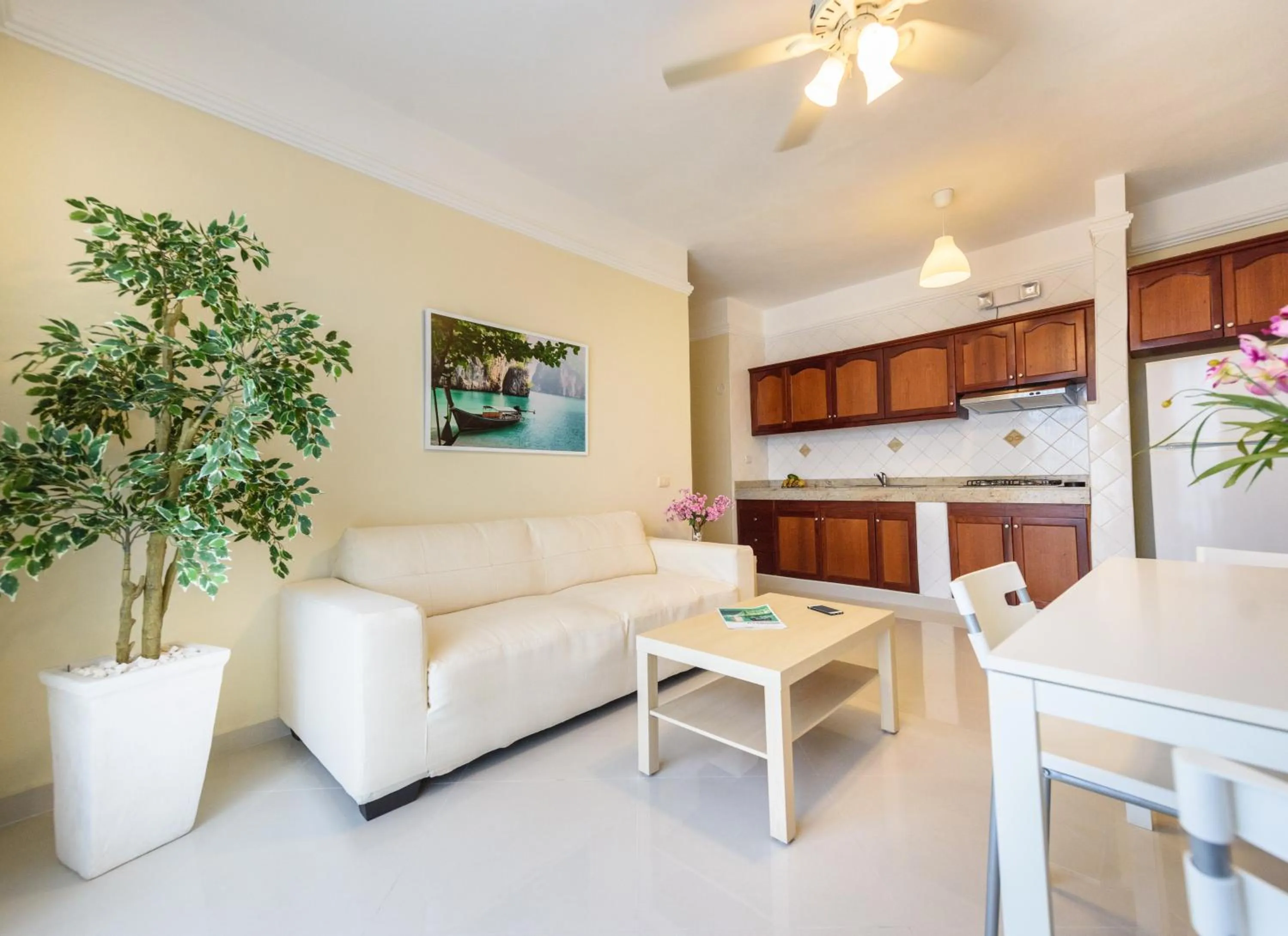 Kitchen or kitchenette in Hotel Shakey