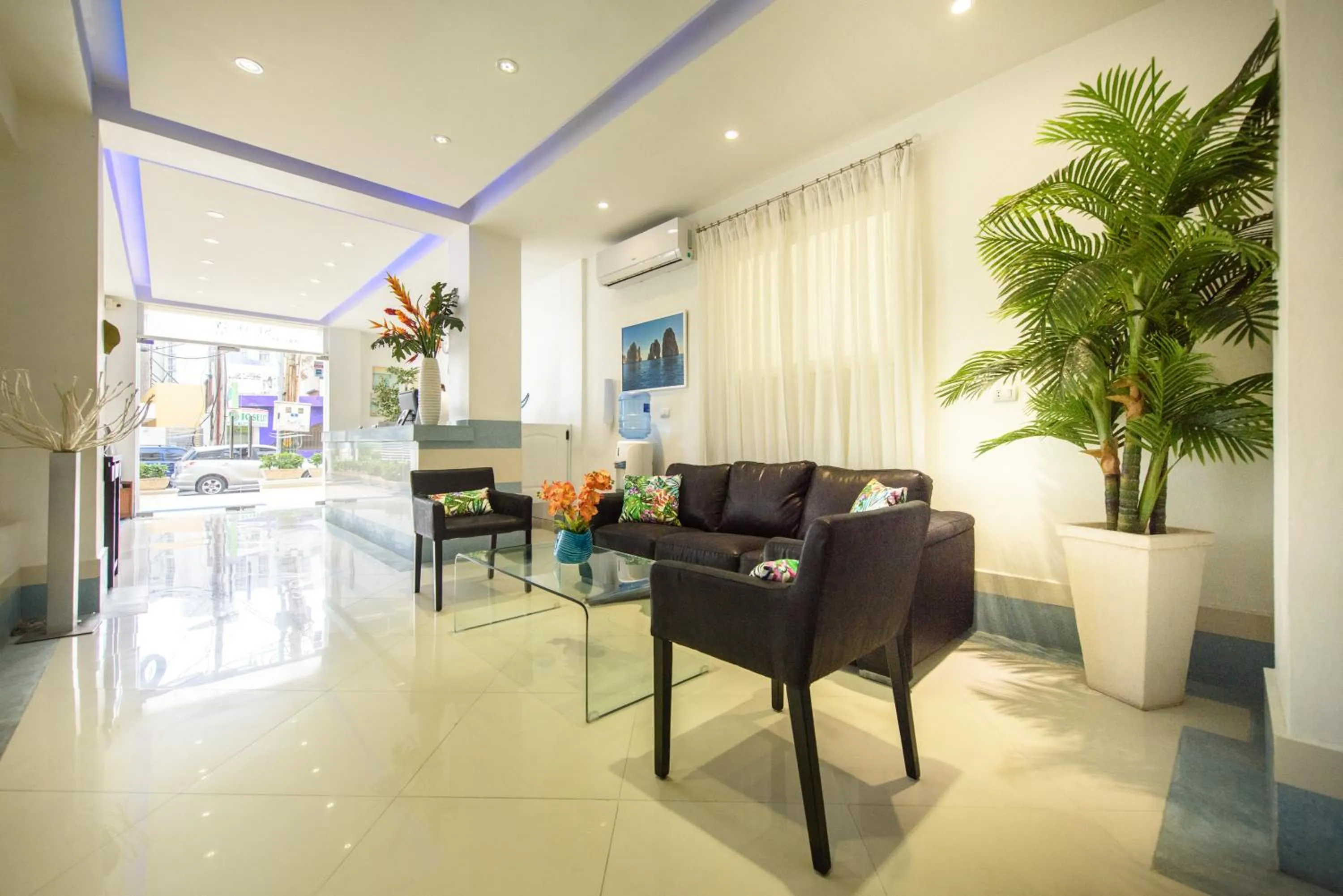 Living room in Hotel Shakey