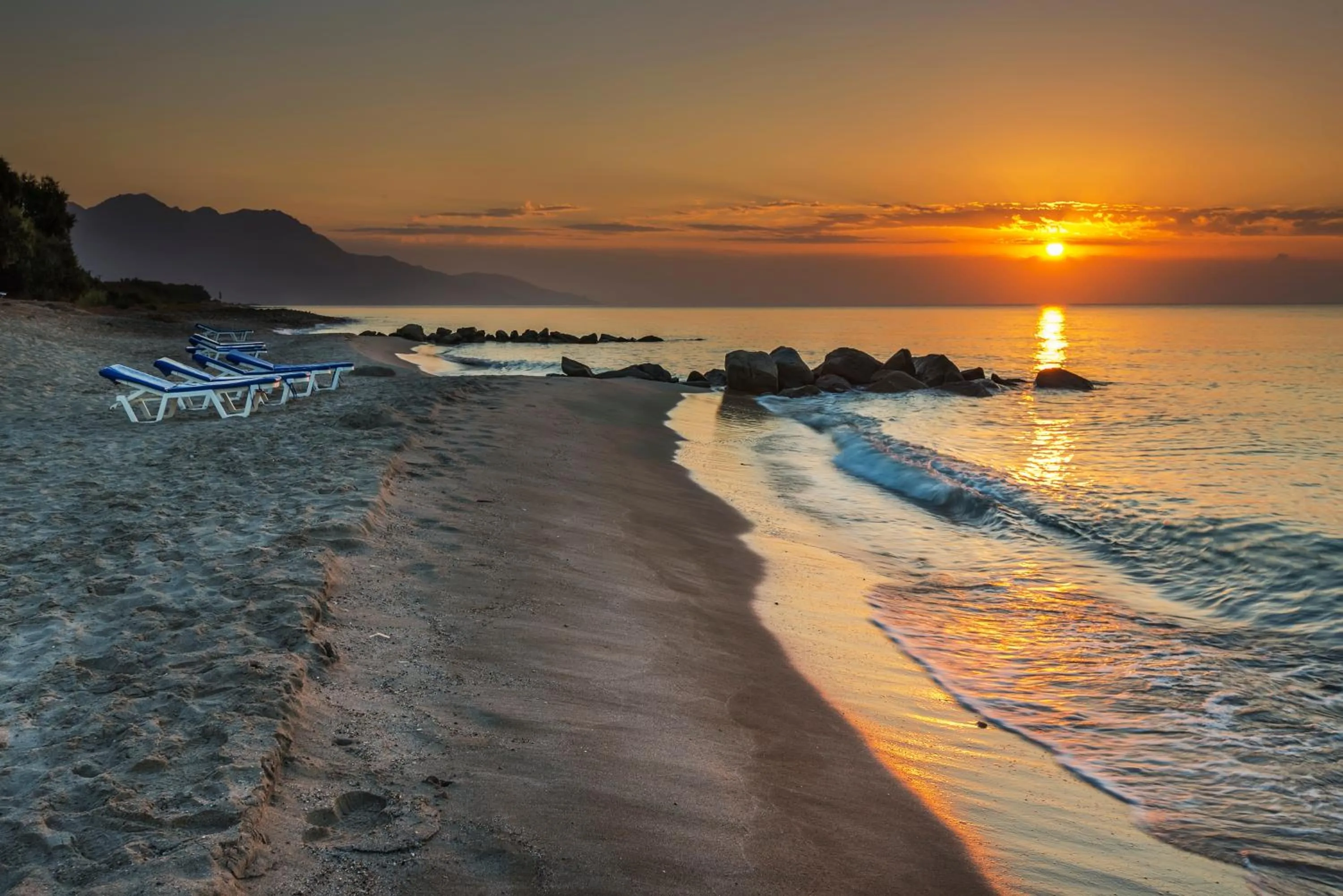 Natural landscape in Olympia Mare