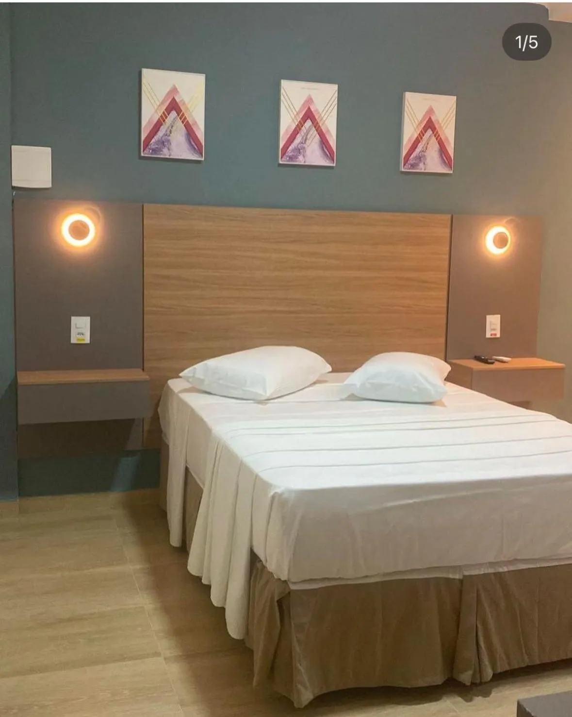 Bed in Augusto Palace Hotel