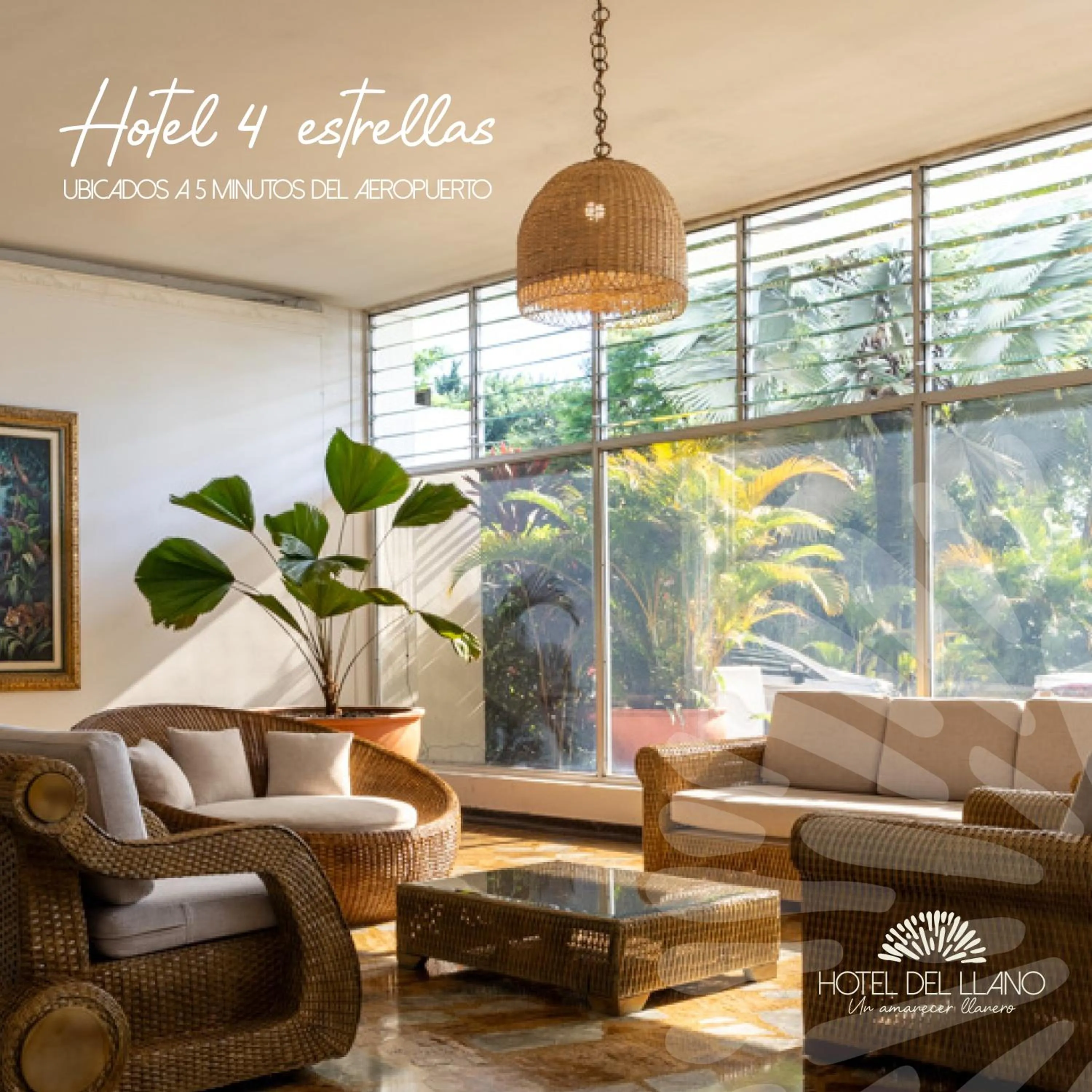 Living room in Hotel del Llano