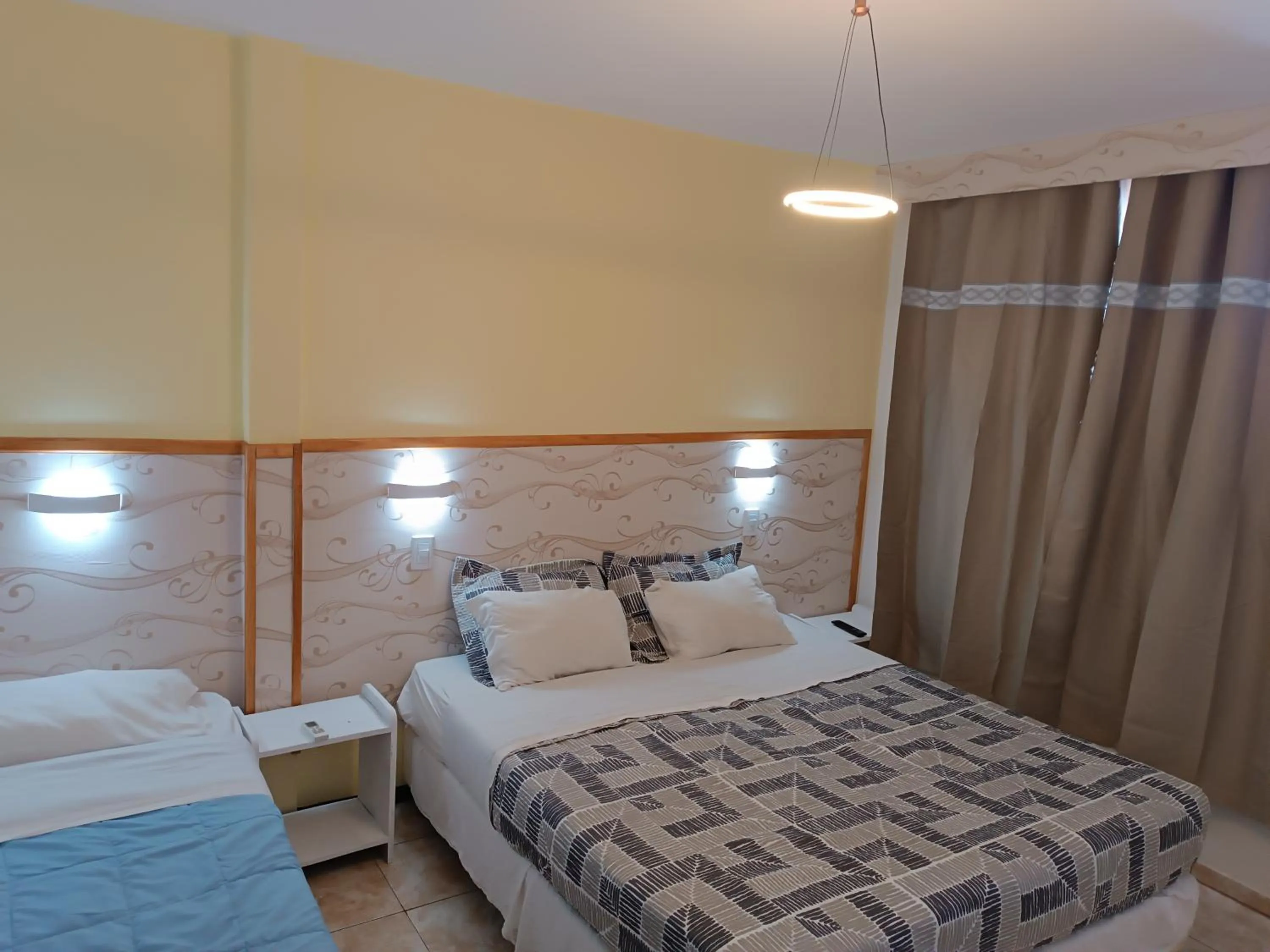 Bedroom, Bed in Hotel La Gran Manzana