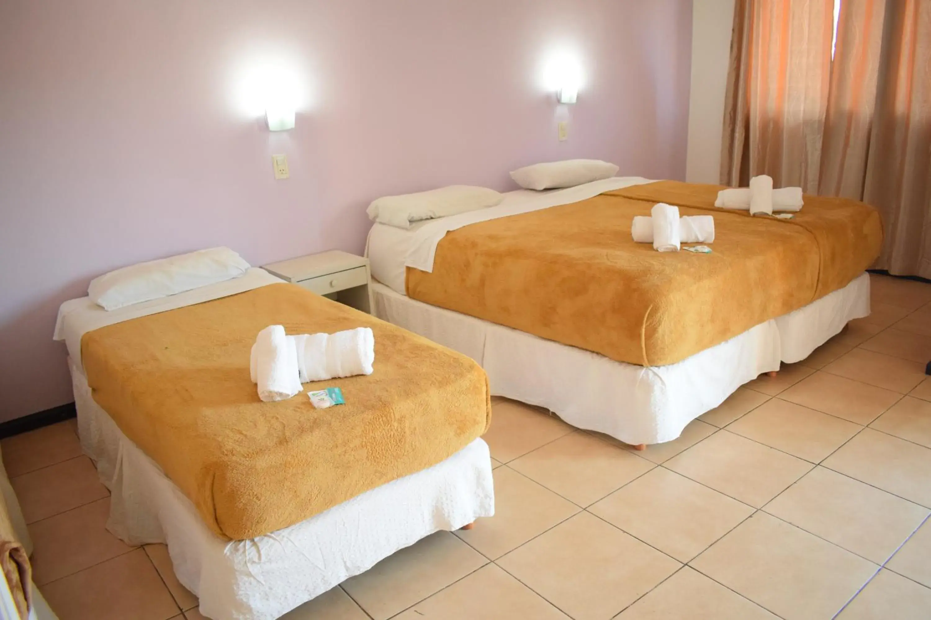 Bed in Hotel La Gran Manzana Bed in Hotel La Gran Manzana