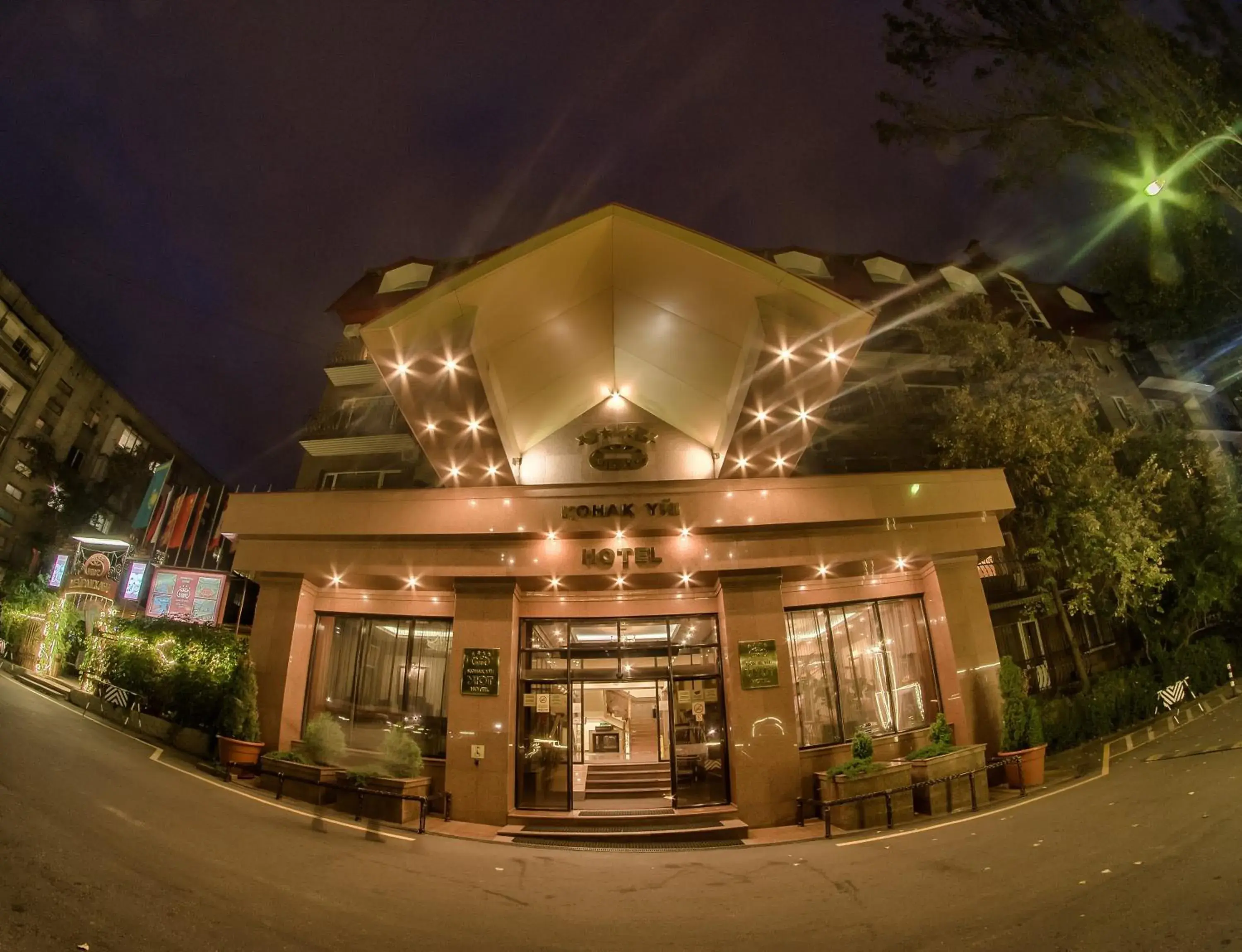 Property building in Hotel Uyut Almaty Property building in Hotel Uyut Almaty