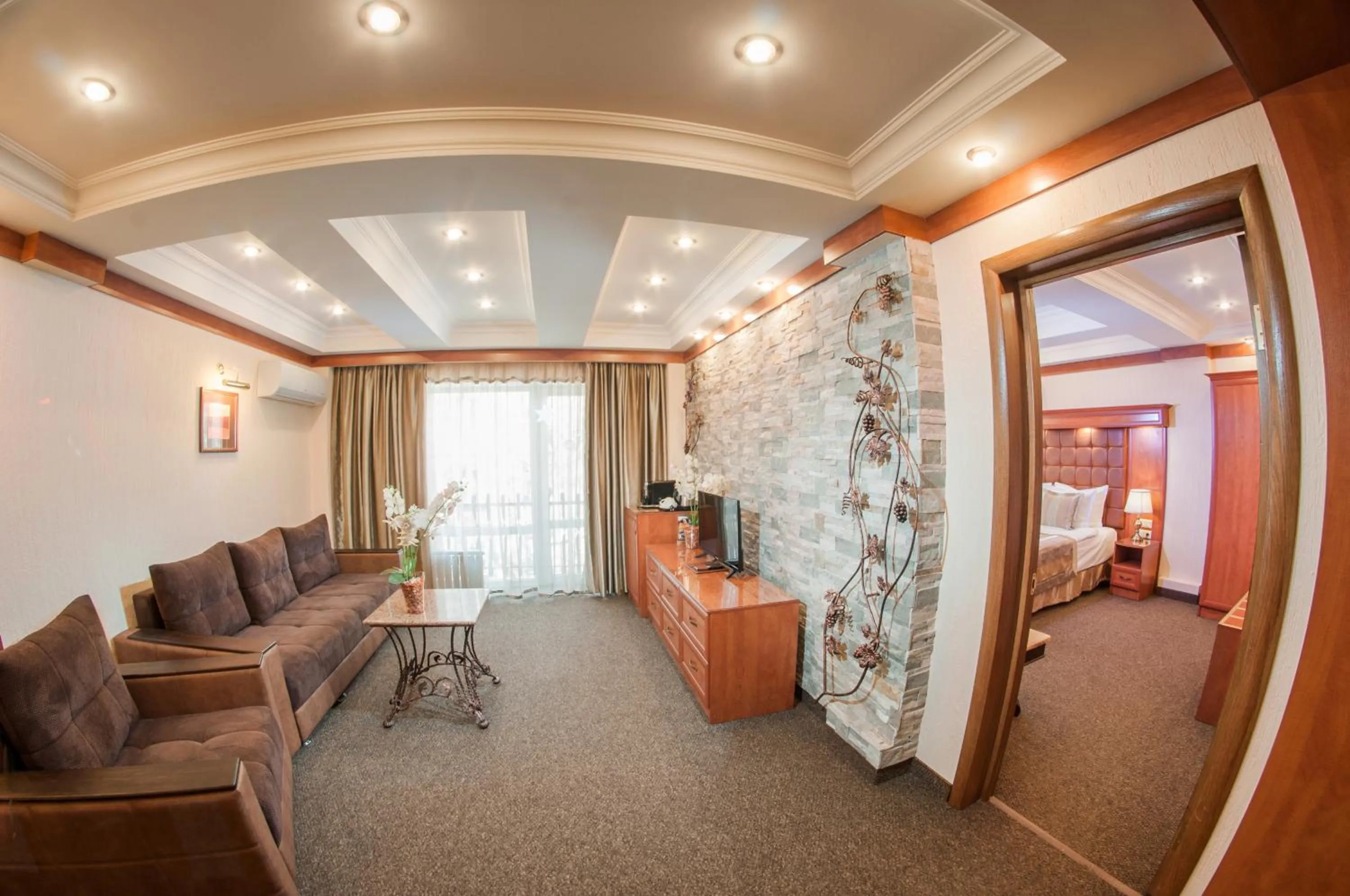 Living room in Hotel Uyut Almaty