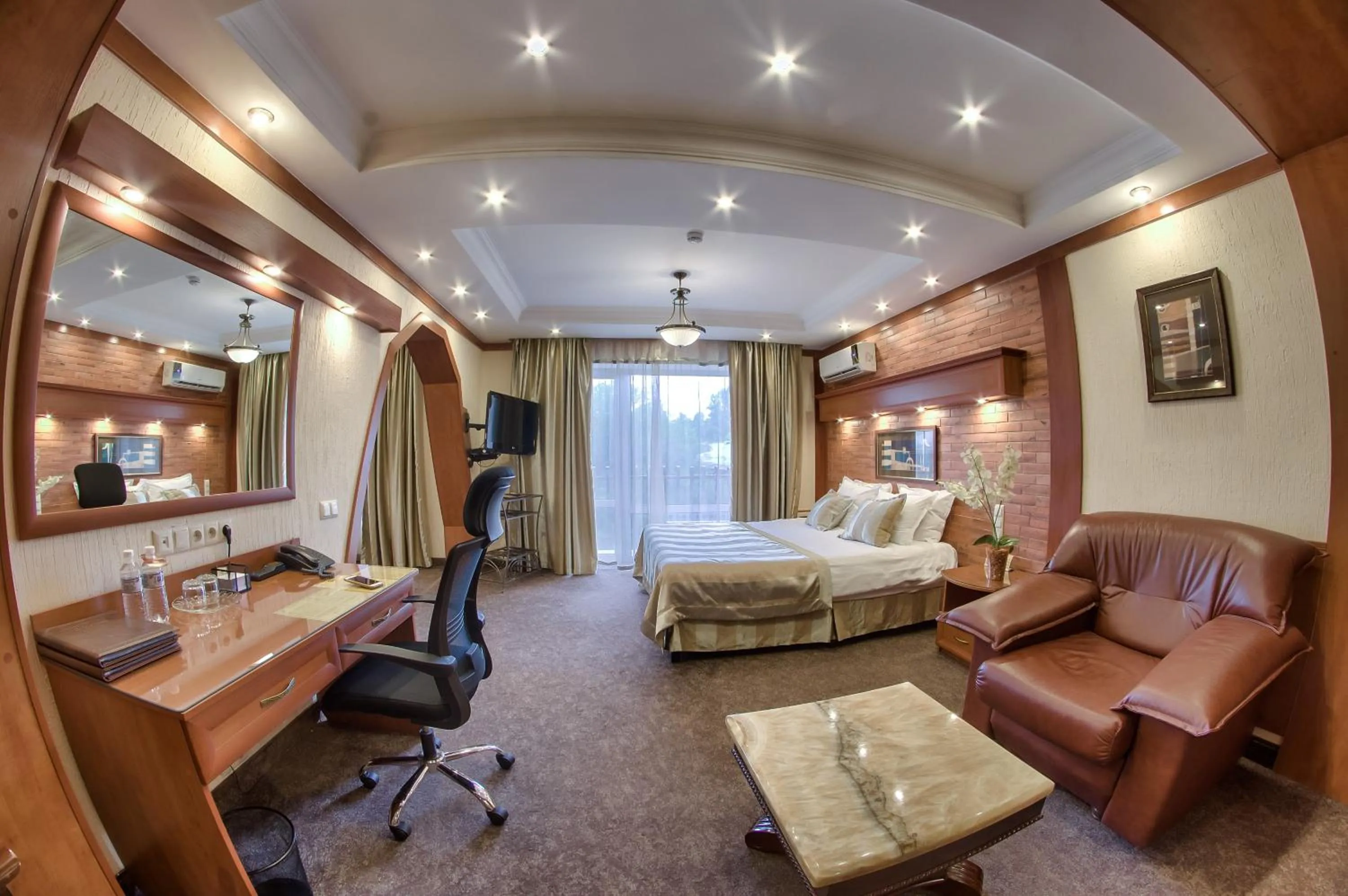 Property building, Bed in Hotel Uyut Almaty