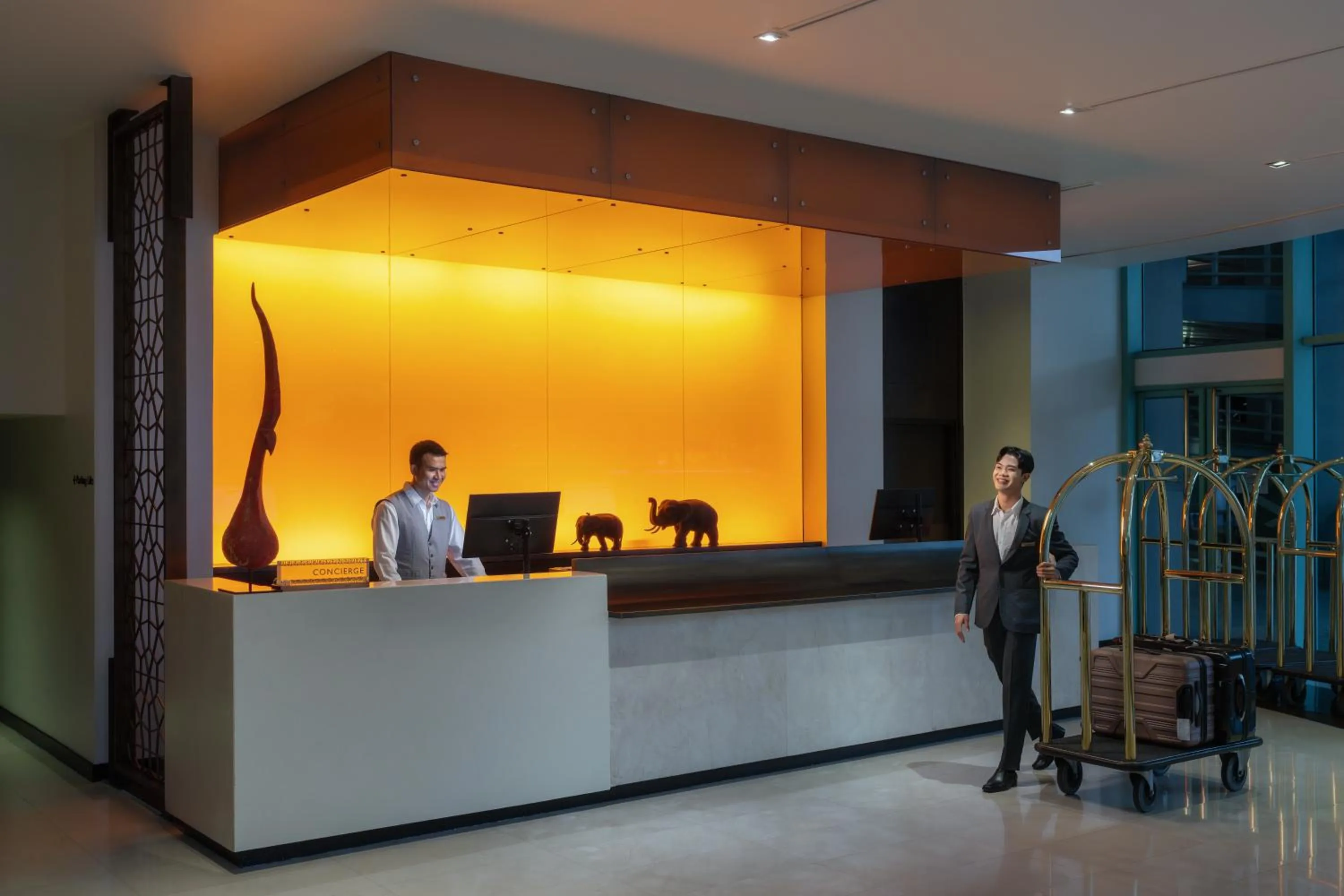 Lobby or reception in Chatrium Hotel Riverside Bangkok