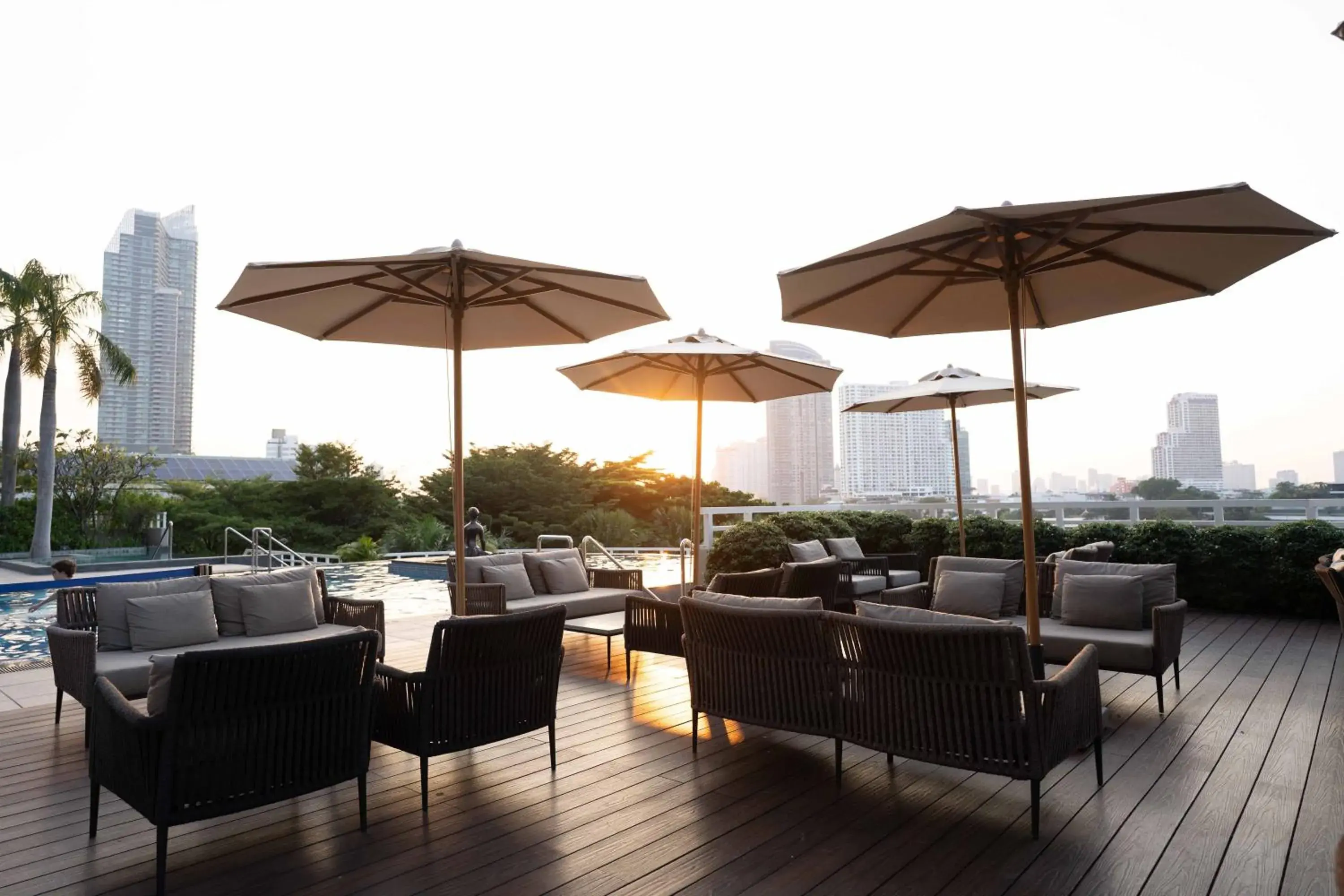 Swimming pool in Chatrium Hotel Riverside Bangkok Swimming pool in Chatrium Hotel Riverside Bangkok