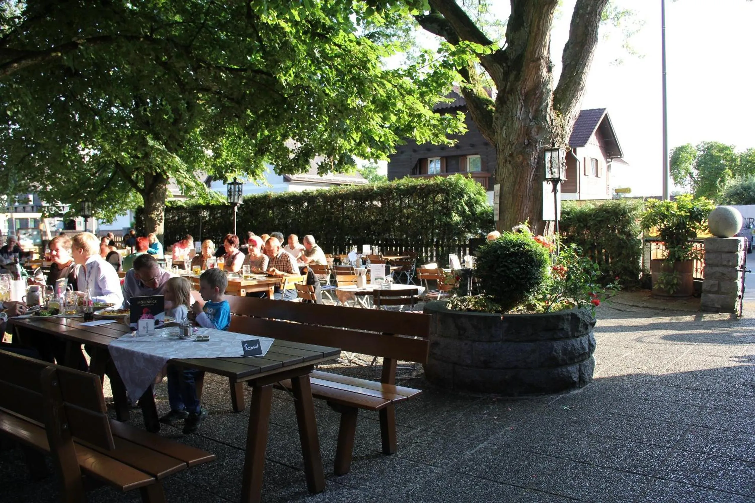 Garden in Landhotel St. Florian