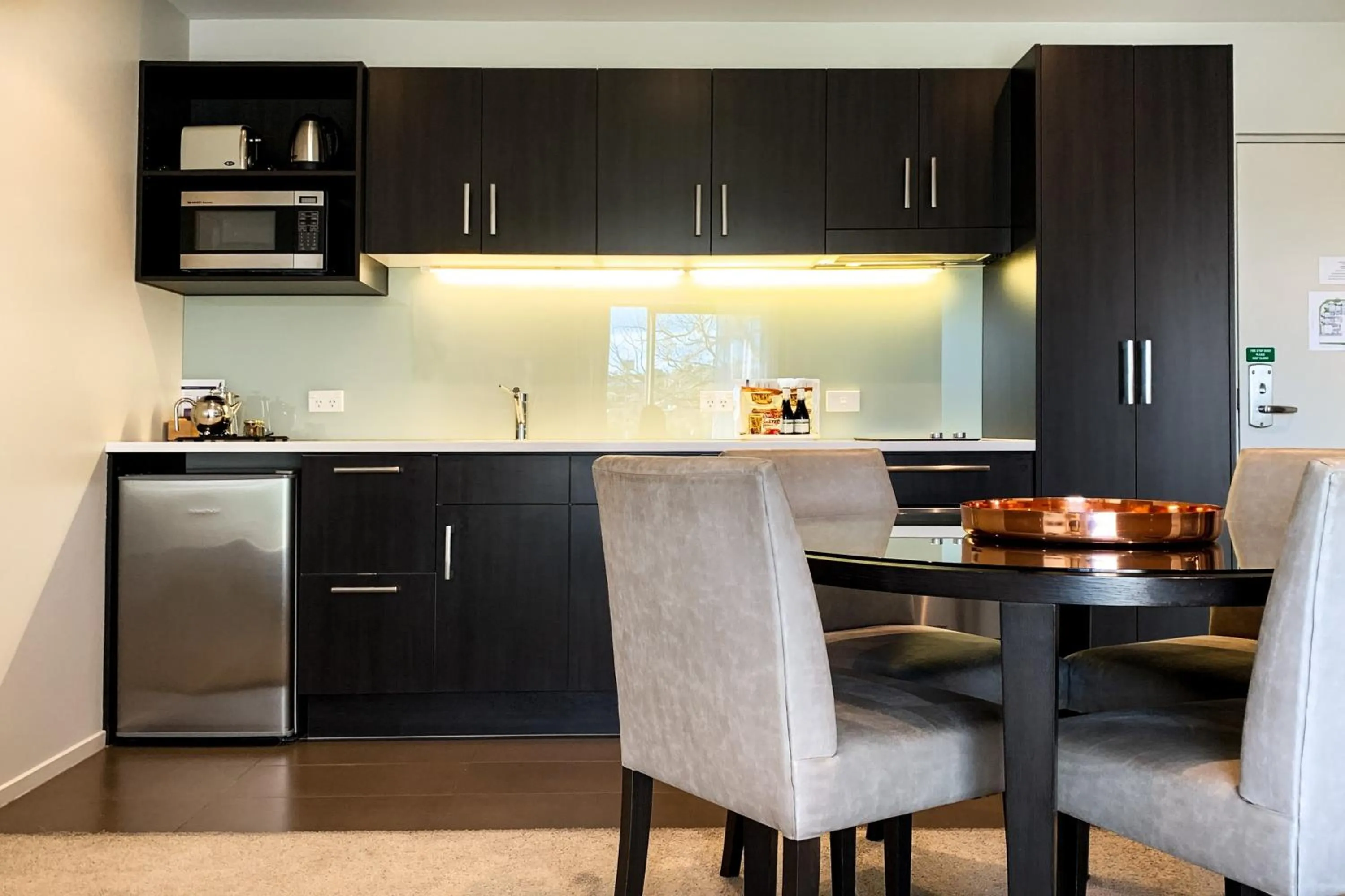 Dining area in The Sails Nelson