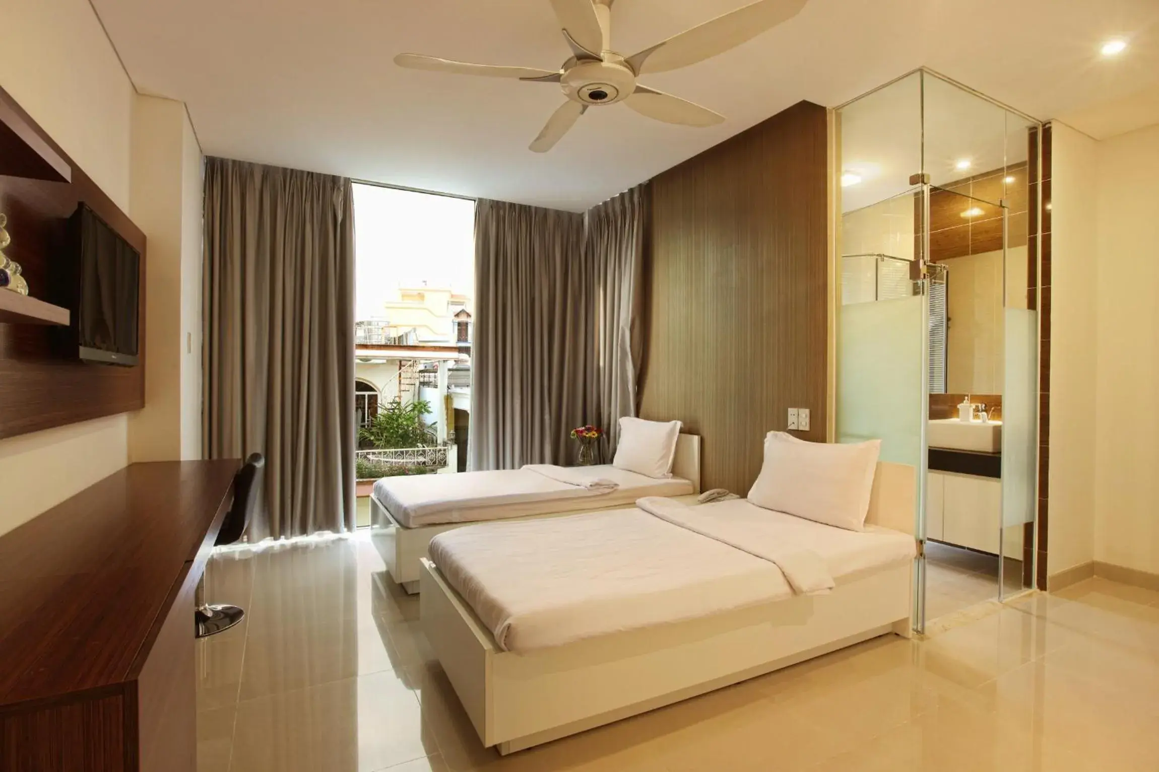 Bed in Yellow House Saigon Bed in Yellow House Saigon