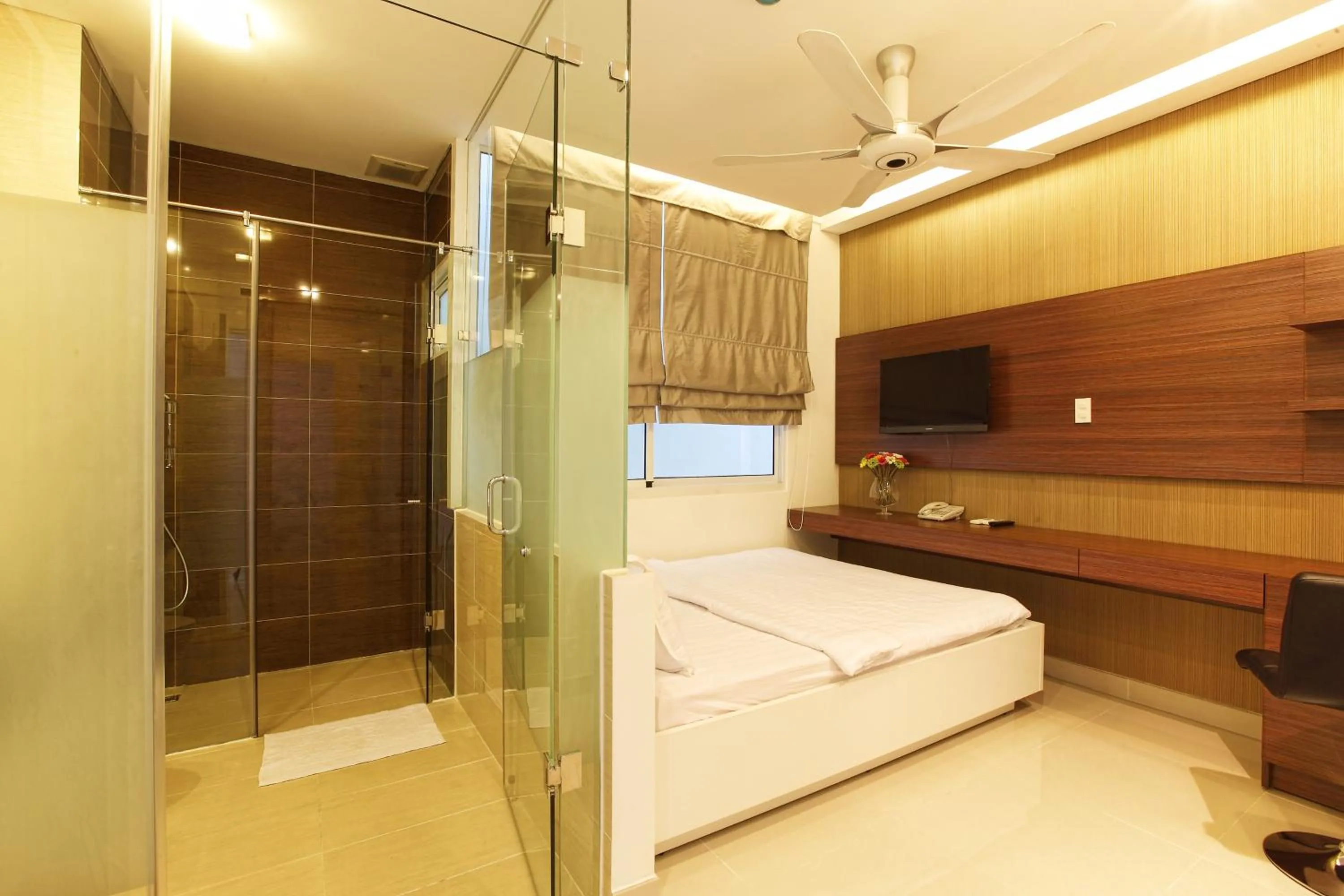 Bed in Yellow House Saigon