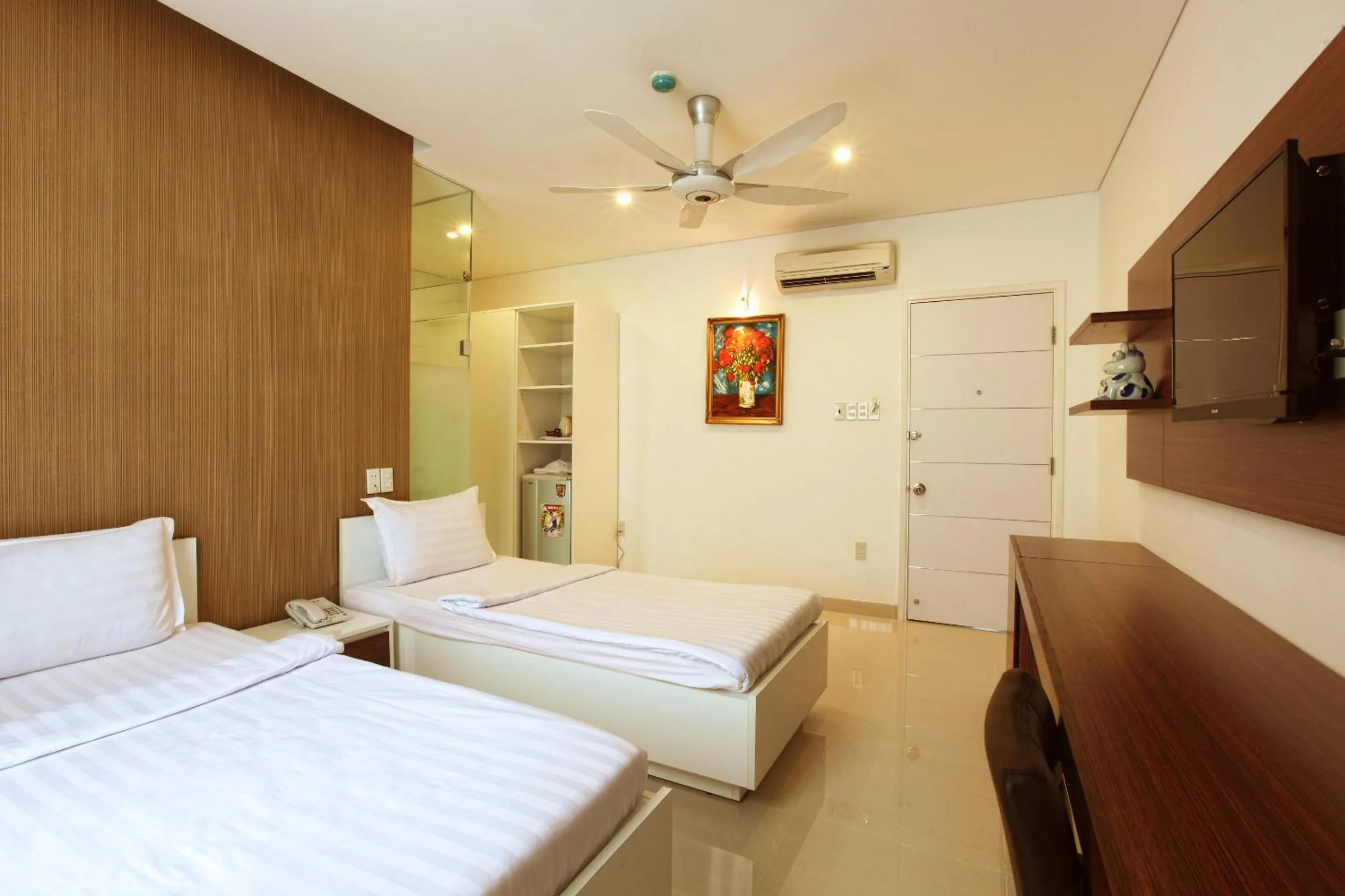 Bed in Yellow House Saigon