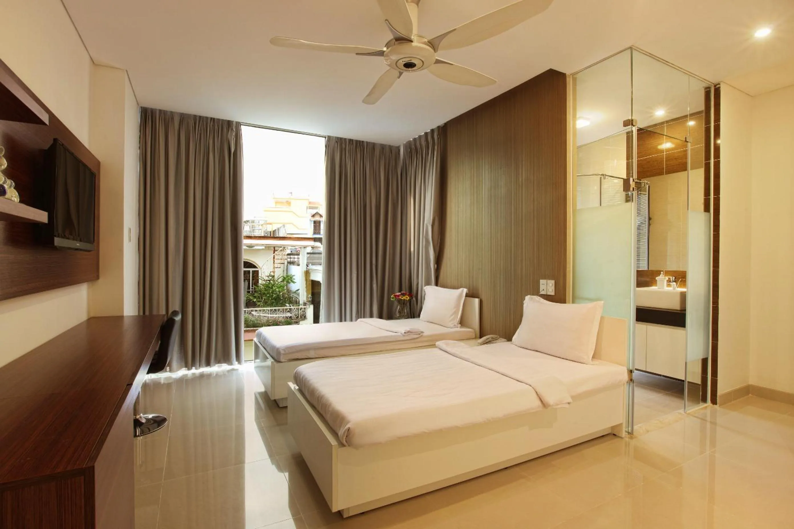 Bed in Yellow House Saigon