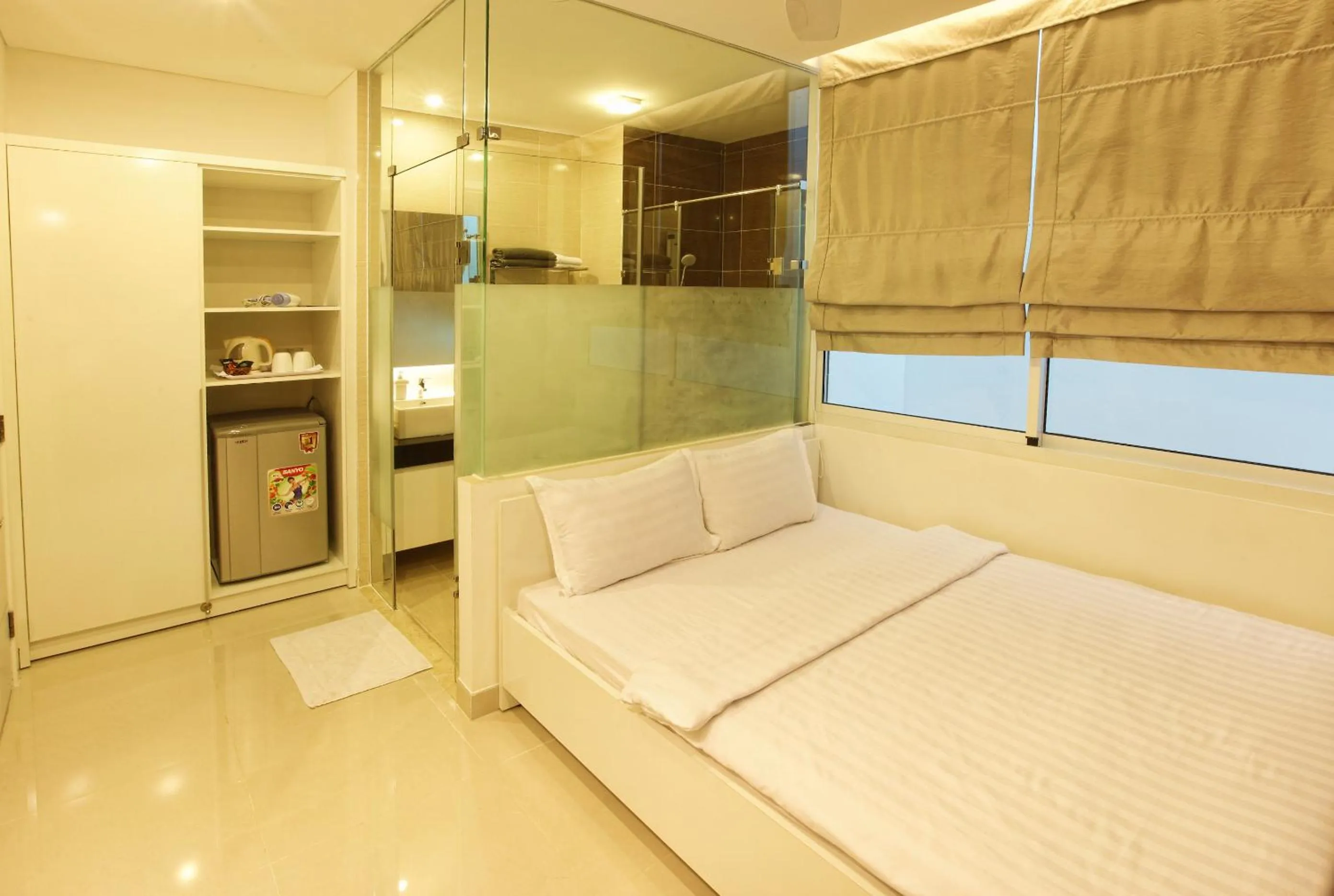 Bed in Yellow House Saigon