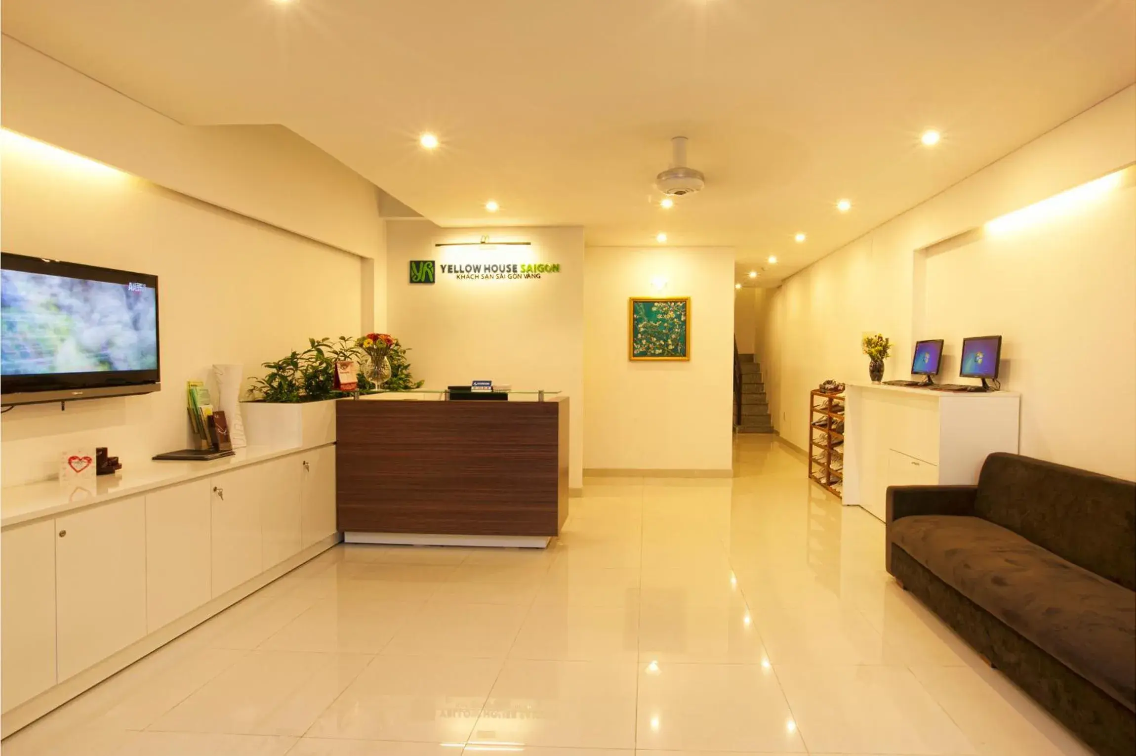 Lobby or reception in Yellow House Saigon Lobby or reception in Yellow House Saigon