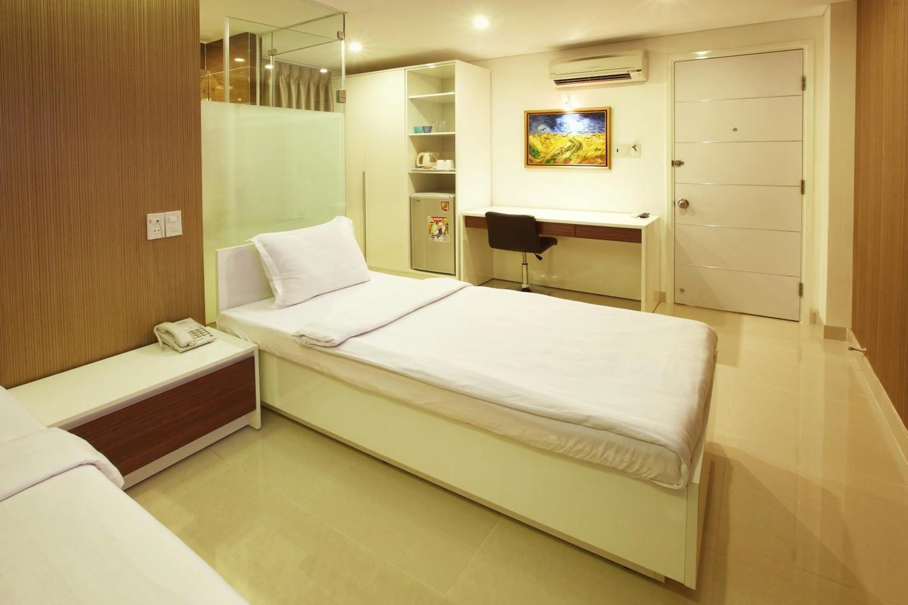 Bed in Yellow House Saigon