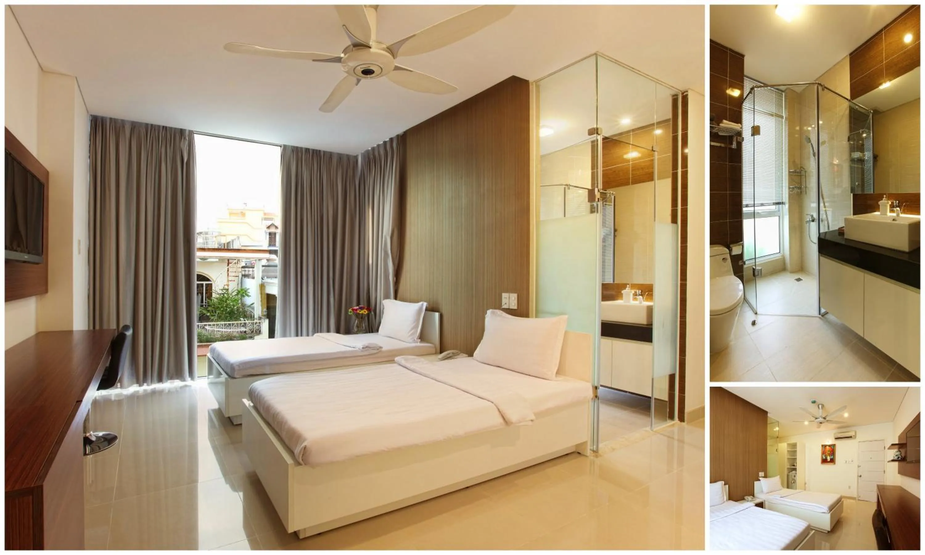 Bed in Yellow House Saigon