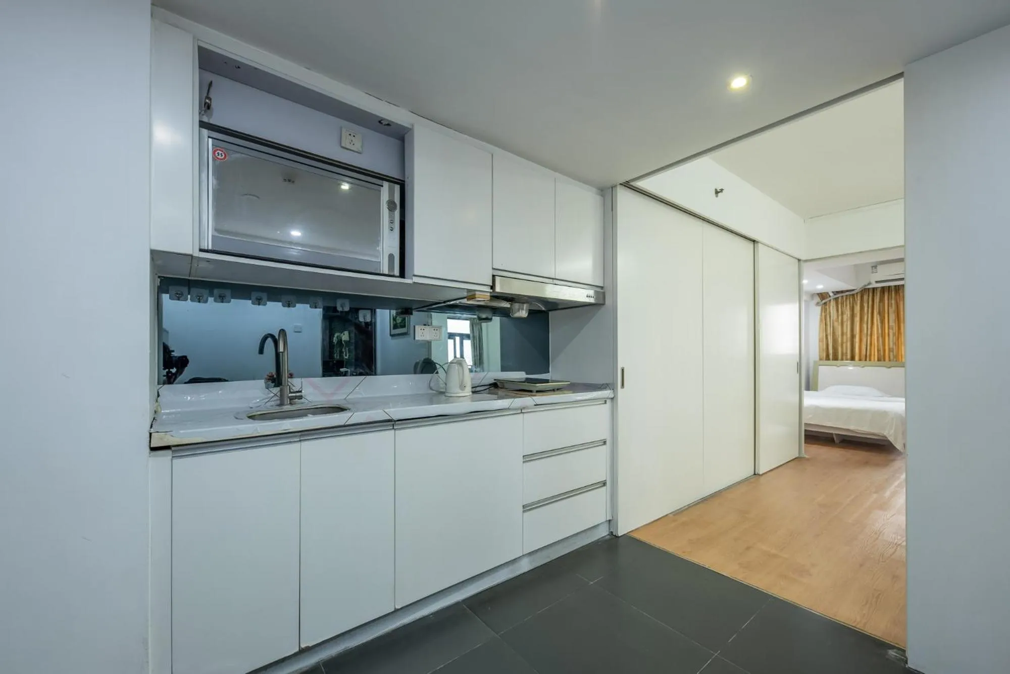 Bed in Mihua Times You Apartment