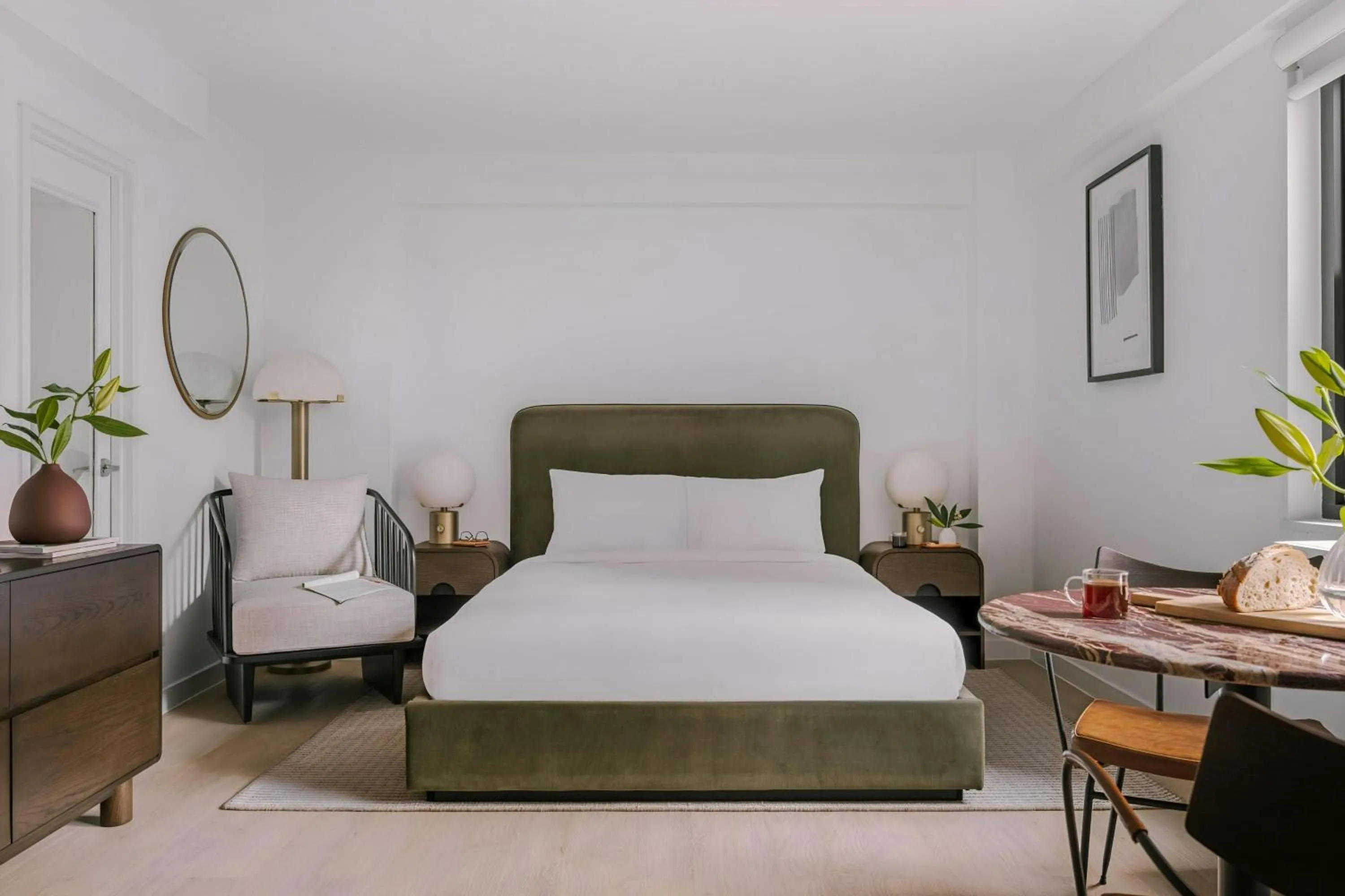 Bedroom, Bed in Sonder by Marriott Bonvoy The Nash Apartments Midtown East