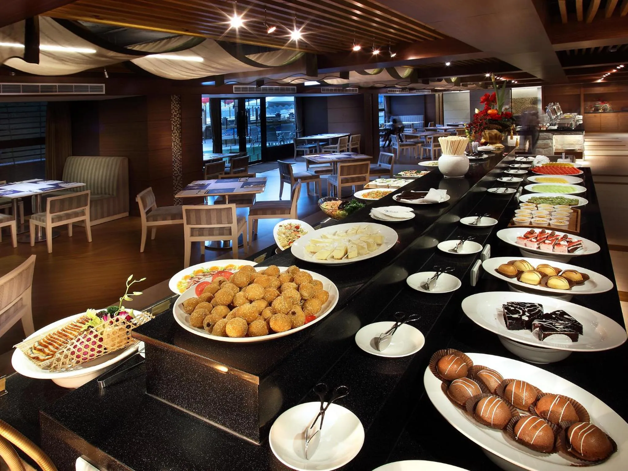 Breakfast in Sun Moon Lake Hotel