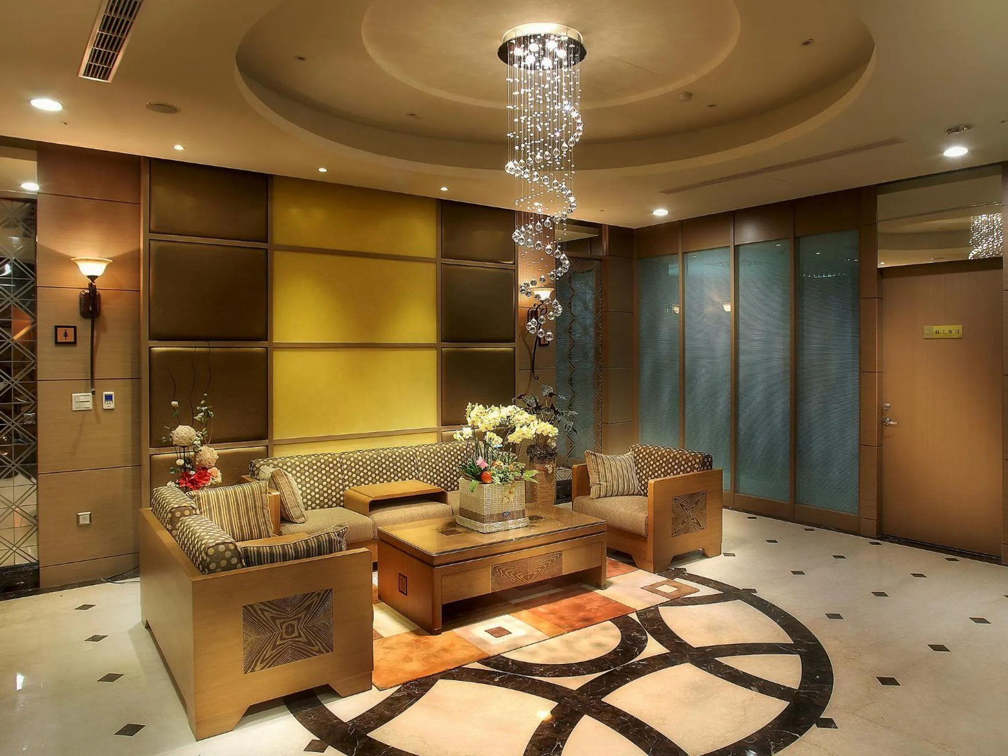 Seating area in Sun Moon Lake Hotel