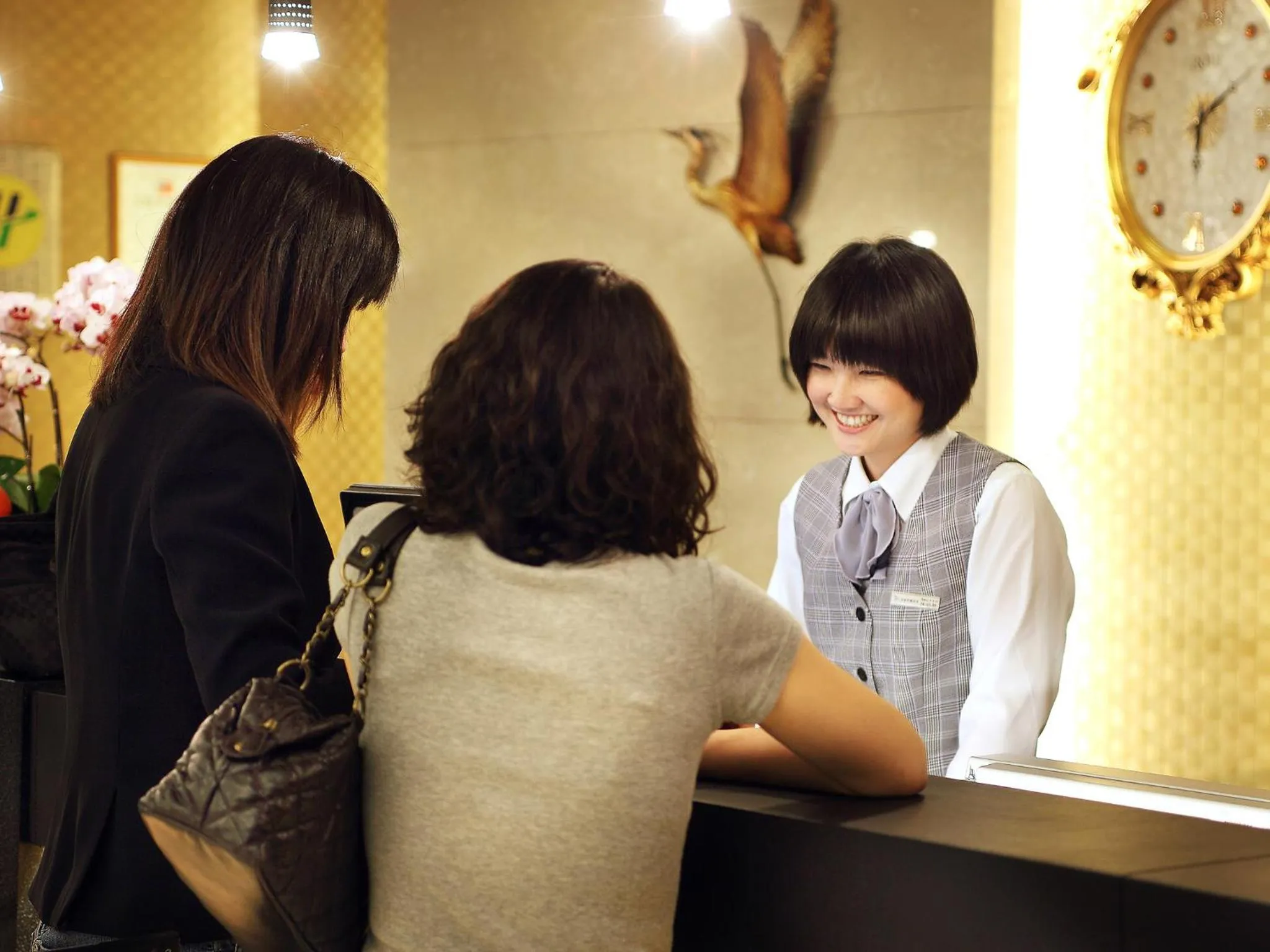Staff in Sun Moon Lake Hotel