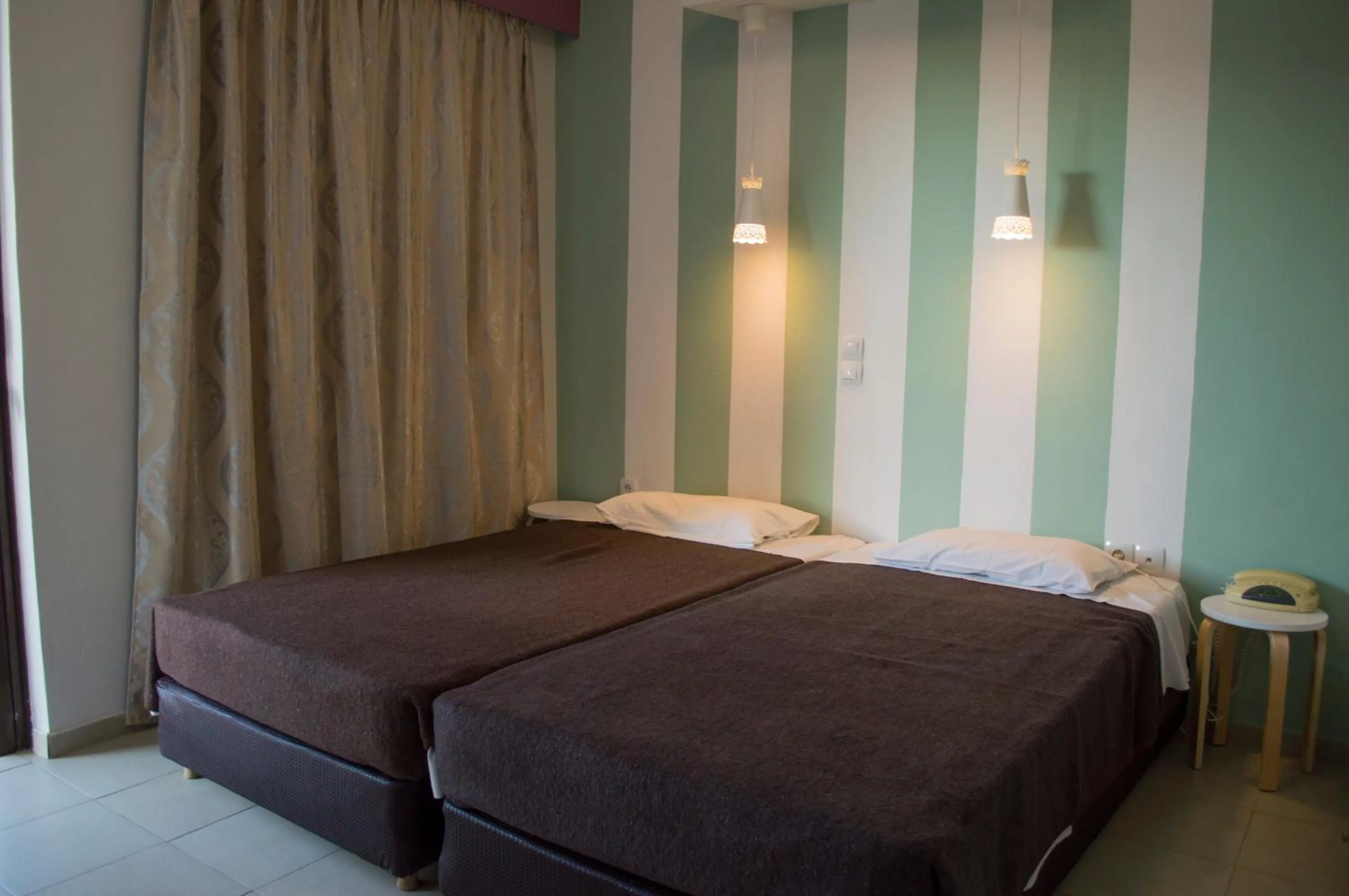 Bedroom, Bed in Nireas Hotel