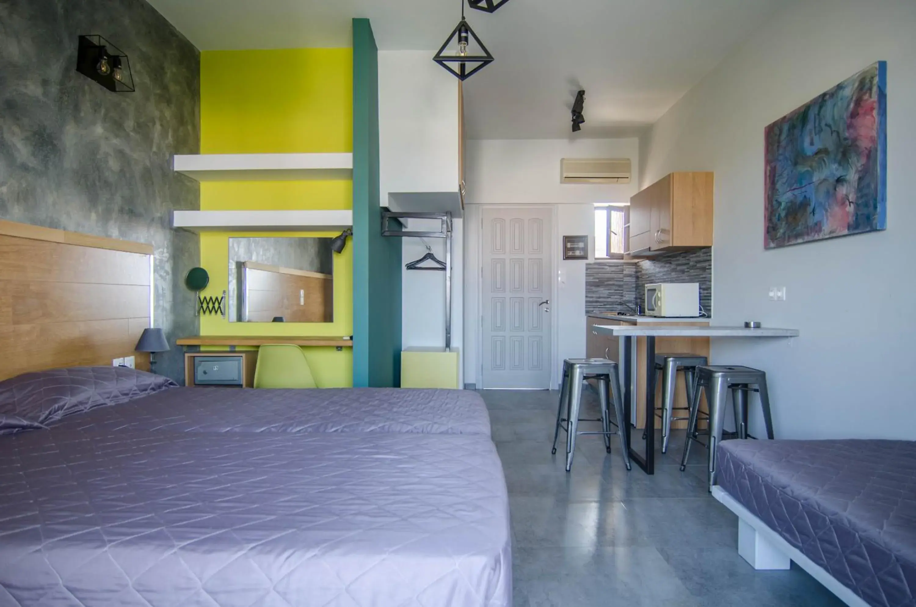 Photo of the whole room, Bed in Nireas Hotel Photo of the whole room, Bed in Nireas Hotel