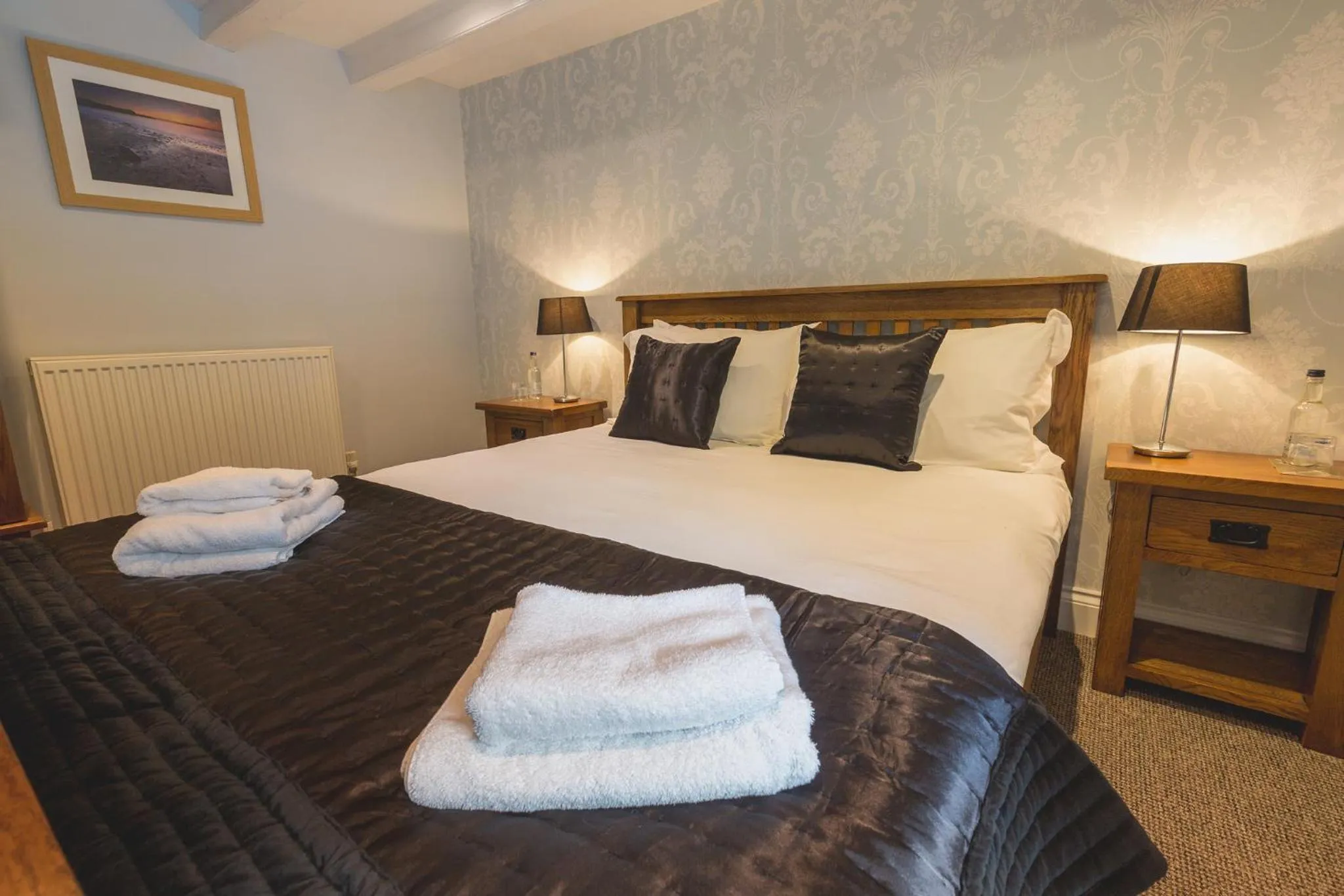 Bed in The Cambrian Inn